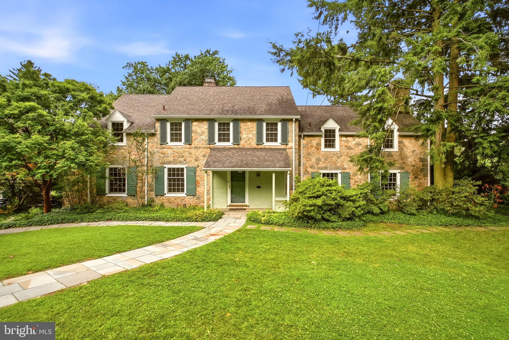 A rare opportunity in Swarthmore, this property is set on a breathtaking property of over one acre...an exceptional amount of land in the Borough and a setting that is truly difficult to replicate. Surrounded by mature landscaping and natural beauty, the expansive grounds create a sense of privacy and tranquility while offering endless possibilities for outdoor living, gardens, entertaining, or simply enjoying the remarkable setting.

Located along one of Swarthmore's quiet, picturesque streets, the home offers a peaceful residential setting while remaining incredibly convenient. The Swarthmore Swim Club is located at the end of Riverview, adding to the neighborhood lifestyle and sense of community, while everyday conveniences are just minutes away.

The home offers five bedrooms and a flexible layout designed to accommodate a variety of living needs. The main level features a bedroom with a full bathroom, ideal for guests, extended family, or a private home office. Upstairs, four additional bedrooms are complemented by three full bathrooms, providing generous space and privacy.

Three fireplaces throughout the home add warmth and character to multiple living spaces, while the two-car garage provides additional convenience and storage. A powder room in the lower level adds functionality to the basement space.

With its substantial footprint, versatile floor plan, and extraordinary grounds, this property presents a unique opportunity to reimagine and personalize a home in one of Swarthmore's most special settings. The true standout is the land...over an acre of breathtaking property offering a level of space, privacy, and potential that is rarely available in the Borough.

Bring your vision and create something truly special at 419 Riverview Rd.