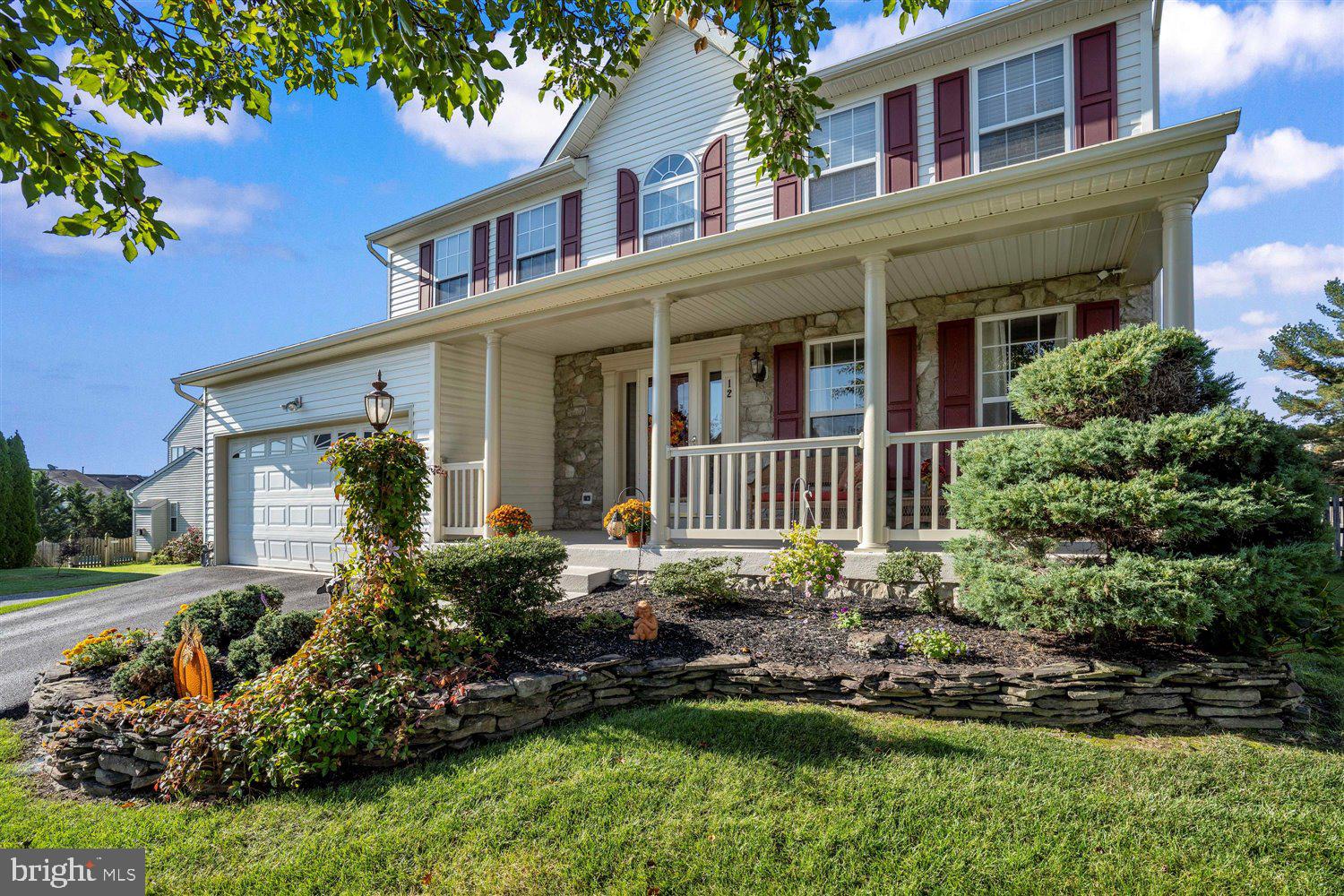 Welcome To This Rarely Available Perry Hall Farms Stunning 4 Bedrooms. 2 Full Bathroom, 2 Half Bathroom Home! Enter The Home To Be Greeted By A Grand Foyer With Hardwood Floors & Tons Of Natural Lighting. As You Make Your Way Through The Main Level, You'll Find It Offers Beautiful Hardwood Flooring All Throughout,  A Formal Living Room Followed By A Formal Dining Room With Tasteful Chair Railings & Large Windows For Those Cozy Dinners. As You Continue To The Heart Of The Home, You'll Find The Kitchen (Remodeled in 2010) With Stainless Steel Appliances, Kitchen Island, Granite Counter Top, Beautiful Wood Cabinetry, & Tile Backsplash. You Have Two Wonderful Entertainment Areas On The Main With The Family Room And Its Gas Fireplace & A Screened-In Three Season Sunroom/Deck With Beautiful Views Of The Large Rear Yard. On The Upper Level,  There Is  A Primary Bedroom  En Suite With His & Her Closet, 2012 Remodeled Bathroom With Dual Vanity Sinks, A Soaking Tub & Stand Up Shower. There Are 3 Additional Spacious Bedrooms With A Full Hallway Bathroom, All With Newer Carpeting Throughout. The Lower Level Is Completed  With A Finished Basement That Includes A Wet Bar & Entertainment Room Great For Game Days, Half Bathroom & Additional Storage. Bonus Features Include: 2 Car Garage, 3 Season Sun Room With Heater. Age Of Systems: AC/Heat (2017), Roof (2016), Sump Pump (2020), Water Heater (2013), Deck (2015).  Settlement Must Be On Or After April 15th With Flexibility.