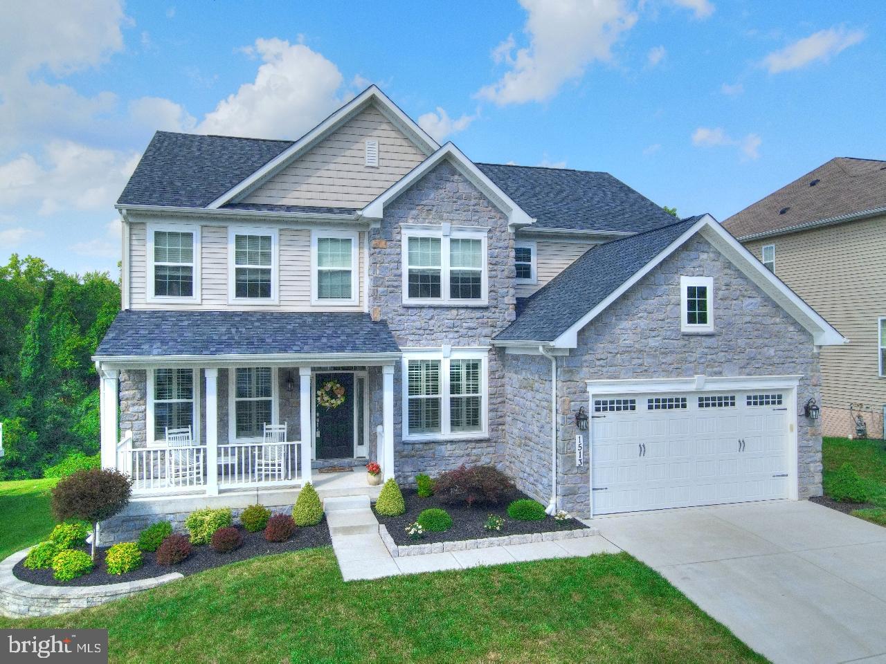Stunning Home, a True 10!  This Richmond American Home looks and feels brand new.  No need to wait to build when you can get this Completely Finished Home w a Beautiful Maintenance Free Fiberon Deck and Stately Patio.  Features an Open Layout with a Huge Gourmet Kitchen, a Butler's Pantry, and Massive Island.  First Floor also features 2 Story Family Room with Stone Fireplace to the Ceiling, 9 Foot Ceilings, Oversized Doors and Plantation Shutters.  First Floor Flex room currently Office/Kids Play Room could be a 6th Bedroom if needed.   All Bathrooms have upgraded Vanities, Tile and Fixtures.  Home also Features Ceiling Fans, Recessed Lighting and is uniformly Painted and Designed Throughout.  Master Bedroom includes his and her walk in closets, 2nd Floor Laundry, and Upgraded Carpet Upstairs. Fully Finished Basement Features High Ceilings, an open Entertaining area with Wet Bar/Granite, Large Bedroom and Full Bathroom.  .  2 Car Extended Garage with Premium Doors, plus 2 Large Storage Areas in Basement with utility sink.  Home has 2 200 Amp Service and Dual Zone Heating and Cooling with Gas Furnace for the main and lower level and a Heat Pump for the Top Level.   Nothing to do here as this place is perfect!