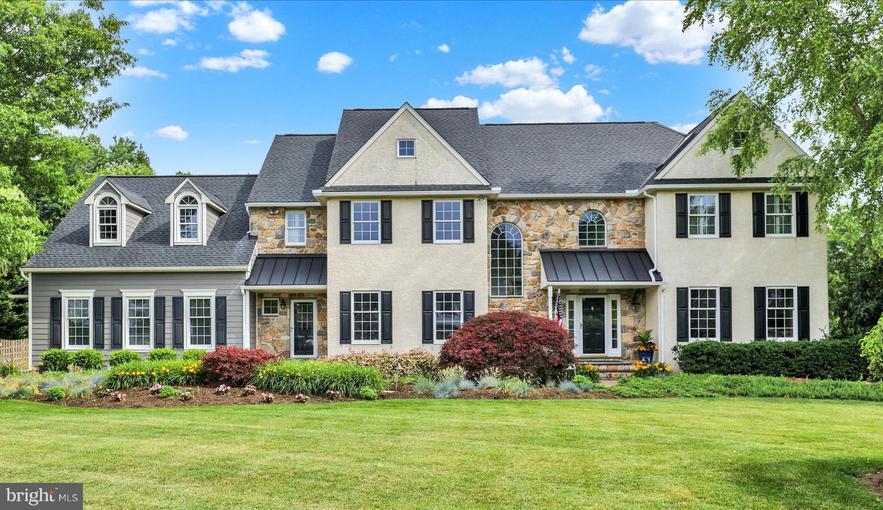 Welcome to this exceptional 5-bedroom, 3.5-bath residence in the highly sought-after Saint Stephen Green community. Thoughtfully updated and meticulously maintained, this stunning home offers an impressive blend of timeless craftsmanship, elegant design, and modern comfort.  The main level features a spacious family room, formal dining room, living room, private office, and convenient first-floor laundry. Throughout the home, you'll find exquisite custom millwork, rich architectural detailing, and beautiful built-ins that create a warm and sophisticated atmosphere.  At the heart of the home is a beautifully appointed kitchen featuring custom cherry cabinetry, elegant soapstone countertops, abundant workspace, and seamless flow into the home's gathering and entertaining spaces. The bathrooms are equally enhanced with custom cherry cabinetry, providing both beauty and functionality.  The private office is a true showpiece, showcasing custom raised bird's-eye maple paneled walls, a stunning coffered ceiling, Brazilian cherry floors with inlaid birds-eye maple accents and exceptional craftsmanship rarely found in today's homes. The formal living room continues this theme with matching raised bird's-eye maple paneling, custom chair rail detailing, Brazilian cherry floors and elegant finishes throughout.  Adding to the home's distinctive character are custom-crafted French doors with beveled leaded glass, beautifully accenting both the office and living room entrances.  Upstairs, the spacious , new renovated primary suite offers a private jacuzzi bath and generous closet space. Two bedrooms share a convenient Jack-and-Jill bathroom, while two additional bedrooms are served by a well-appointed hall bath.  Step outside to your own private resort-style retreat featuring an inground pool, spa, and hot tub—perfect for relaxing or entertaining family and friends. Additional recent improvements include a new roof, gutters, Hardie Board siding, skylights, fresh interior paint, and a three-car attached garage, with custom made Spanish cedar garage doors and a 4 year old whole house Generator.  Combining exceptional craftsmanship, extensive updates, generous living spaces, and outstanding outdoor amenities, this remarkable Saint Stephen Green home offers luxury, comfort, and timeless appeal in one of the area's most desirable locations.