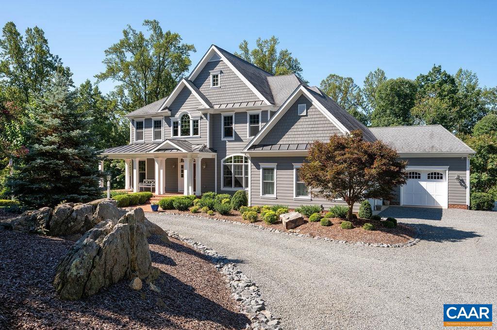 Gorgeous custom-built home on 8.9 private acres at the top of Rosemont?on the market for the first time! This coveted Ivy location offers a peaceful, elevated setting w/ seasonal Blue Ridge Mountain views, sweeping lawns, striking exposed rock formations & mature forest backdrop. Built in 2015 w/ exceptional quality & meticulously maintained, this better-than-new home features luxurious finishes, thoughtful design & impressive attention to detail throughout. Magazine-worthy kitchen features coffered ceilings, 2 large islands, abundant white cabinetry, expansive marble counters, a 6-burner gas cooktop, double wall ovens, warming drawer & huge walk-in pantry. The elegant primary suite w/ sitting room enjoys panoramic views, 2 generous walk-in closets & serene bath w/ soaking tub & glass enclosed shower. Additional highlights include geothermal HVAC, a smart irrigation system w/ dedicated 2nd well, whole-house generator, gas & wood-burning fireplaces, 3-car garage, exceptional millwork & abundant custom built-ins. Sunny walk-out terrace level offers 2,000+ unfinished sq. ft. w/ rough-ins - ideal for future expansion!,Glass Front Cabinets,Marble Counter,Painted Cabinets,White Cabinets,Wood Cabinets,Fireplace in Family Room,Fireplace in Sun Room