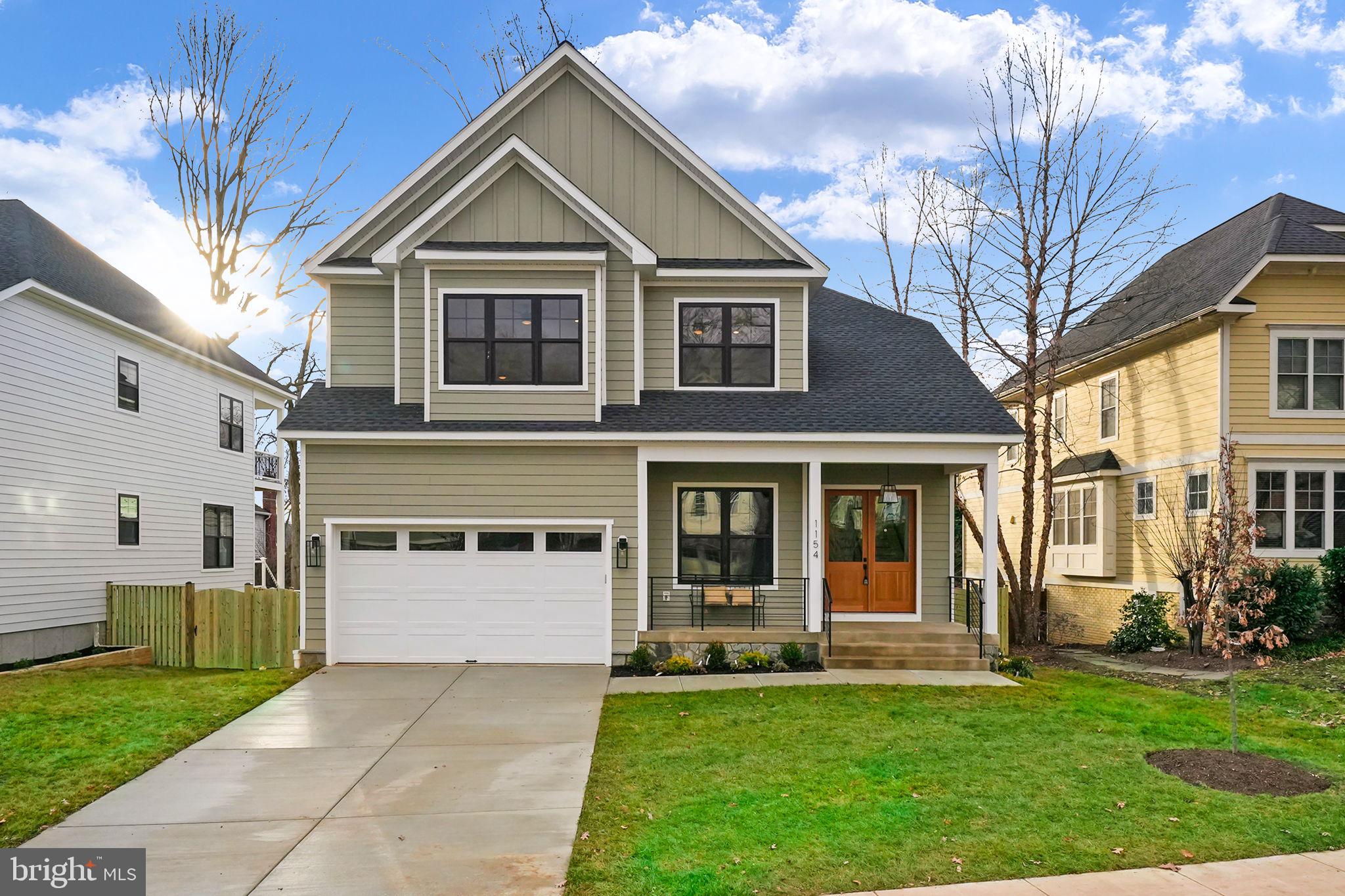 Introducing 1 of 2 Luxurious New Construction Homes in the Heart of Arlington, VA! Located in the highly sought-after Lacey Forest neighborhood, this stunning new construction home offers the perfect blend of luxury, modern design, and convenience. Boasting 6 bedrooms, 5 full bathrooms, a 2-car garage, and over 6000 sqft of living space, this residence is an ideal choice for those seeking an exquisite living experience. Upon arrival, you'll be greeted by an inviting exterior front porch, setting the tone for the elegance that awaits within. Step through the entrance into a grand 2-story foyer, adorned with high ceilings throughout and an abundance of windows that fill the home with natural light. The open and modernized floor plan creates a seamless flow between the living spaces, perfect for entertaining guests or spending quality time with family. Luxury vinyl flooring, recessed lighting, and high-end designer fixtures enhance the aesthetic appeal of the home. The main floor features a convenient laundry/mudroom accessible from the garage, while a flexible room off the front foyer can serve as an additional bedroom or office. A full bathroom on this level adds to the home's versatility. The gourmet kitchen is a chef's dream, boasting an island with pendant lighting, sink, dishwasher, and microwave. Shaker cabinets, a breakfast bar, quartz countertops, and backsplash elevate the space, along with high-end stainless steel appliances, including a commercial range and a convenient pot filler. Adjacent to the kitchen, a charming breakfast area leads to the rear deck, perfect for outdoor dining and relaxation. The kitchen seamlessly flows into the large family room, featuring a gas fireplace and providing a cozy retreat. For more formal occasions, the home offers a separate formal dining area, creating a refined space for hosting gatherings and special events. Ascending to the upper level, you'll discover the spacious owner's suite, complete with a vaulted raised ceiling, a comfortable sitting area, and two walk-in closets. The lavish en-suite bathroom exudes opulence, showcasing a double vanity, a spa shower, and a soaking tub, offering a luxurious escape. Additionally, the second bedroom on this level enjoys its own full bathroom, providing privacy and convenience. The third and fourth bedrooms feature walk-in closets and share a stylish Jack and Jill bathroom. Another convenient feature of the upper level is a second laundry area with a full-size washer and dryer. The lower level of this remarkable home offers an expansive finished space, with walk-out stairs leading to the backyard. The lower level encompasses a generous recreation room, a wet bar for entertaining, a fifth bedroom, a full bathroom, and a theater room, creating an ideal setting for relaxation and leisure. Situated in a highly desirable location, this home boasts a high walkability score, with proximity to Westover Village's shops, restaurants, services, library, and Sunday Farmer's market. Lacey Woods Park, Westover playing fields, and the W&OD bike and walking trail are all nearby, providing ample opportunities for outdoor activities. The home is zoned for Cardinal Elementary School, Swanson Middle School, and Washington-Liberty High School, completing the appeal for families. Don't miss the opportunity to own this exquisite luxury home in the heart of Arlington, offering a sophisticated lifestyle and unparalleled convenience. Schedule a viewing today and experience the epitome of modern living.