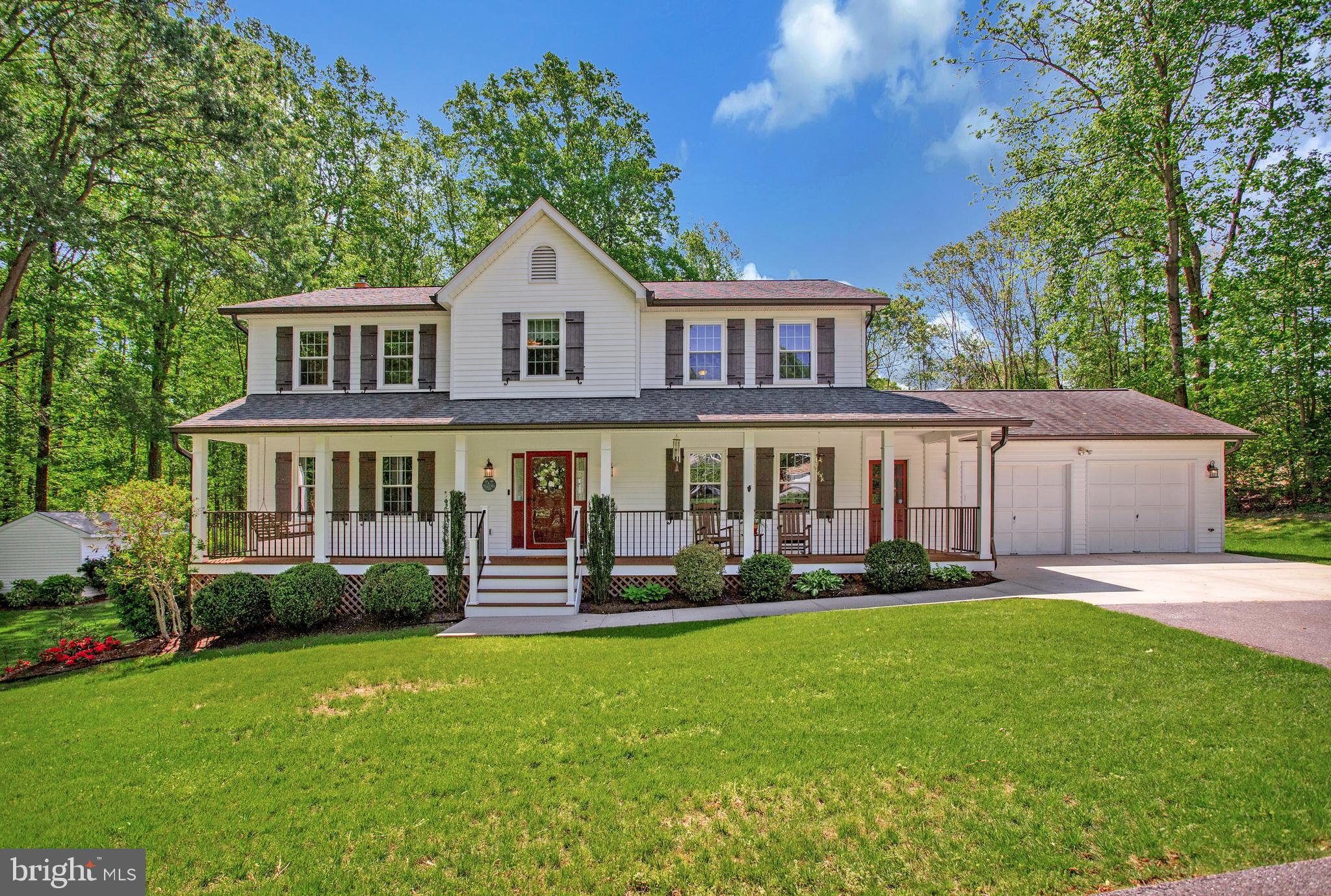 BEST of the BEST! Situated on over 2 acres of land that has a park-like setting right near Running Hare Vineyard! No doubt you'll feel like you've found the special place to call home. While your interest may be peaked by the fact that the winery is a tenth of a mile away, you will be pleased to know this home has so much to offer. Relax, unwind and take it all in starting with the outdoors where you'll find an in-ground pool, with 9ft depth at the deepest, extensive land and hardscape, hot tub, cabana, and large deck for grilling and entertaining. You'll be equally impressed by the extensive renovations done inside the home! Kitchen, roof, baths, basement and flooring have all been updated. Kitchen includes all new appliances including a stainless steel hood vent, range, dishwasher and microwave. Counters are granite, cabinets are custom-built, soft-close & include hardware and there is a butcher block island at the heart of it all. The living room has a pellet stove, hardwood floors and a large sliding glass door that leads to the deck. Additional home details include extended gutters with lifeguards, downspouts tied in underground to manage drainage, oversized 2 car garage that allows parking AND room for storage, asphalt driveway for additional parking, reverse osmosis drinking water system, and so much more you won't want to miss. There is NO HOA here, so you can park a boat or camper as needed! Proximity to Hallowing Point Park (.75Miles) and entertainment (Running Hare Vineyard (.10 miles) Boat launch on Patuxent River (2.5miles), 3 miles from downtown and shopping. Easy commute to DC, Joint Base Andrews, Annapolis and Patuxent River. Sought-after Calvert County Schools.