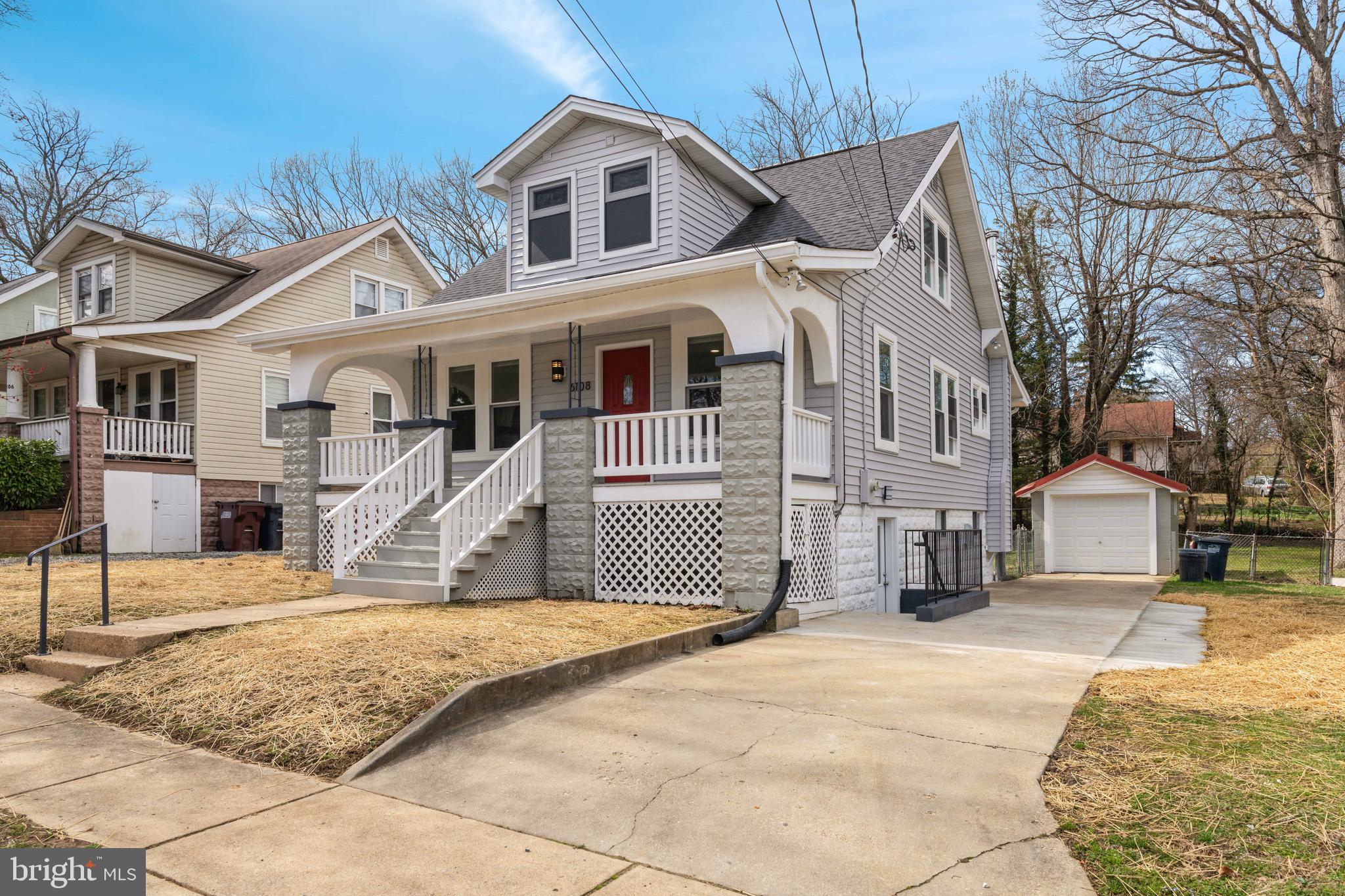 Welcome to the newly renovated 6018 44th Pl in charming Riverdale Park. This impeccably updated 1 bed 1 bath suite features a rustic modern farmhouse kitchen adorned with butcher block countertops and brick backsplash, a cozy living area, in unit washer dryer for your convenience, a personal sanctuary with ample closet space, and a fully renovated modern bathroom. Driveway space is available, as well as abundant street parking. This suite is conveniently situated in proximity to an array of amenities including Whole Foods, Gold’s Gym, District Taco, Starbucks, Yes! Organic Market, Vigilante Coffee, Busboys and Poets, the MARC train, local parks, and a mere 30-minute drive to downtown Washington D.C. Additionally, this property is available for rent: Main house at $3500/month or whole house at $5000/month. Landlord requests excellent credit and long-term leases preferred. Assistance in Spanish available.