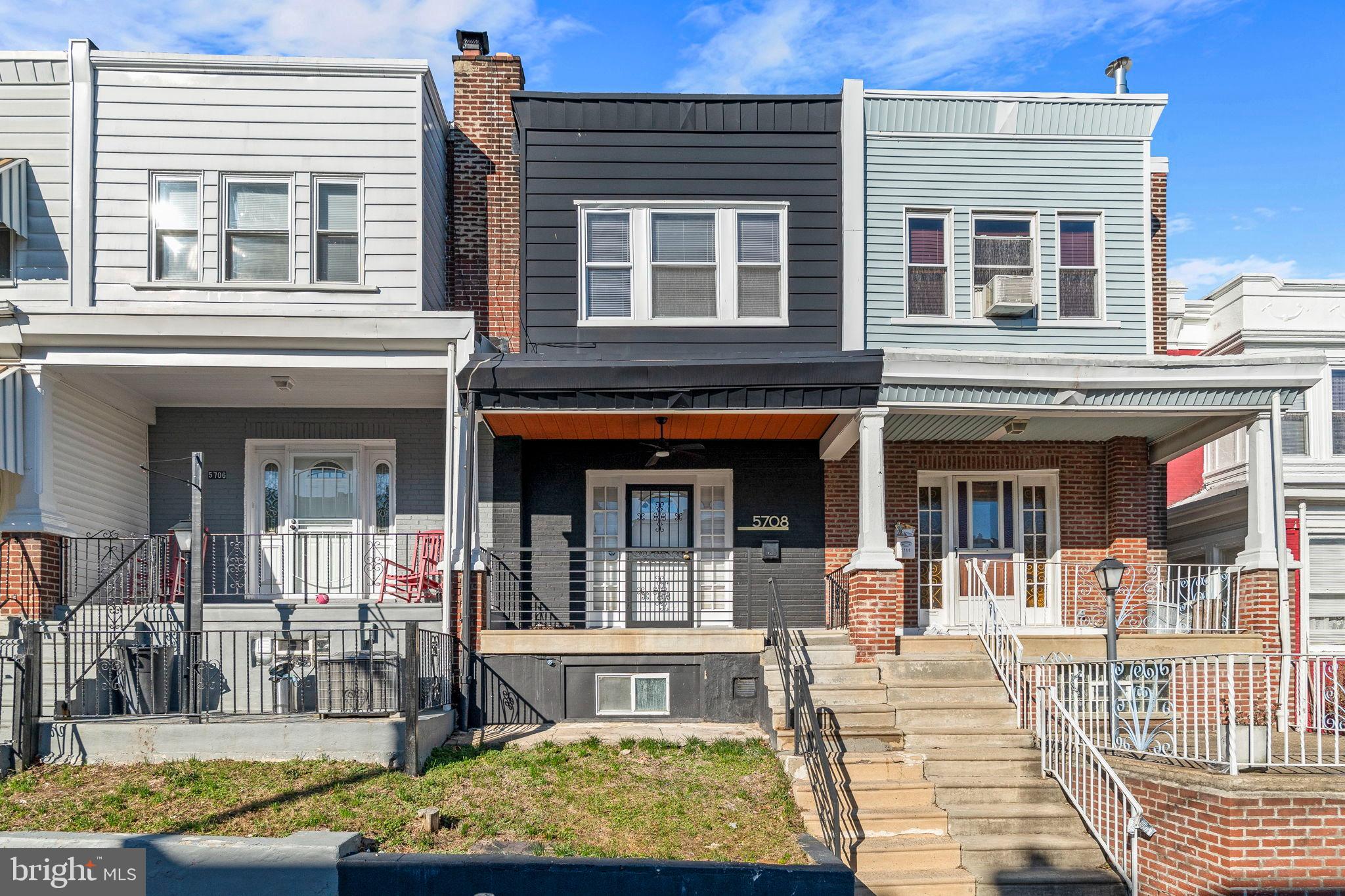 Discover the charm of this beautifully renovated townhouse in the desirable Ogontz neighborhood, just minutes away from Germantown, where classic architecture meets modern comfort. Newly renovated in 2025, this property presents a unique investment opportunity with significant potential for appreciation. The exterior features a welcoming façade adorned with traditional masonry, complemented by an inviting, fully covered porch with intentional features, including a ceiling fan that was installed for additional breeze during those hot summer days. Step inside to a bright and open living room offering ample space for entertaining and dining.The fully upgraded kitchen features fresh cabinetry and new appliances, while presenting and indoor outdoor experience as you step out to a cozy balcony perfect for enjoying morning coffee or evening relaxation. Downstairs from the main floor you'll find a fully finished basement with a full bathroom embellished with LED lighting, adding valuable living space that can be utilized as a guest area, entertainment room, recreation room, game room, or home office. On the upper level you have three generous bedrooms and the 2nd full bathroom with modern parisian finishes further enhancing its appeal. This home is designed for elevated functionality and relaxation. It not only hits all the marks for new home buyers, but offers a valued asset with strong rental income potential and will position you for long-term growth in a thriving community. Embrace the opportunity to secure a future filled with promise. This property is more than just a house; it's a place to call home, with the potential for substantial returns. Schedule your tour today!