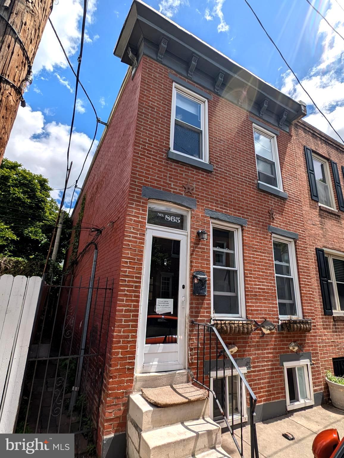 865 N. Bambrey St, is your Fairmount urban oasis. This beautiful home is situated in a friendly, vibrant community, close to Philadelphia’s best museums, great restaurants and coffee houses as well as the green space of East Fairmount Park. Just a short walk or bike ride to the Schuylkill River Trail and Schuylkill River. This home has an open first floor, with recently professionally painted walls, perfectly matched with classic wood floors. You will enjoy the spacious sun-filled living area and the ample dining area leading to the kitchen with plenty of cabinets and a granite counter-top. The back patio affords private outdoor space that is accessed either through the kitchen back door or a convenient side alley. There are 3 bedrooms and a full bath on the second floor. The basement offers plenty of storage space with a ½ bath. Don’t pass on this opportunity for you to make this beautiful home yours!