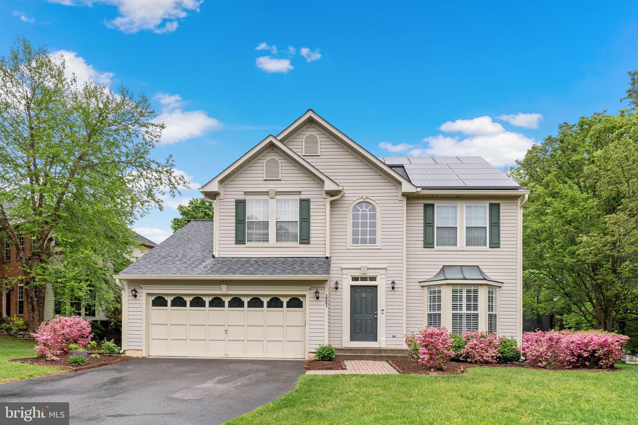 Great colonial-style home in a wonderful location. With space for everyone, this 5-bedroom house has four bedrooms and two full bathrooms on the second floor, including a large primary suite, a powder room on the main floor, and a finished basement with a bedroom and a full bath. The family room features a fireplace and leads to the wide deck and the generous backyard space. Located in a corner lot that is convenient to groceries, schools, and local parks. A special home with installed solar panels, and move-in ready! The house will be painted and carpets shampooed for the new tenants.  Near groceries and local parks, swimming pool (Community Pool), clubhouse, basketball court. Please do not apply before contacting the listing agent.