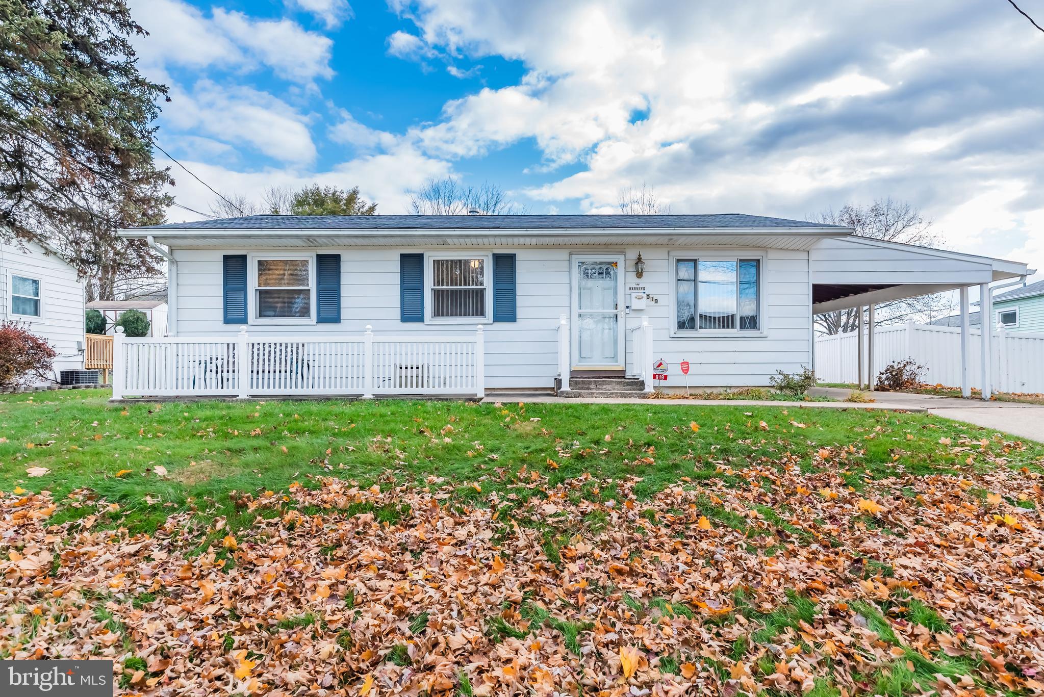 Welcome to this lovely 3 bedroom, 1 bath ranch home located in Central Dauphin school district! The cozy living room greets you as you enter the front door.  The kitchen features tile flooring, plenty of countertop and cabinet space, an eat-in area, and interior access to the partially finished basement. Three bedrooms and a full bath with new toilet complete the first floor.  Hardwood floors are believed to be under the carpets. As you make your way outside to the covered patio, a private yard provides an area for your outdoor enjoyment. The basement is ready for your personal touches.  Oversized laundry/utility room is also in the lower level.  The carport with extra storage is an added benefit to this cute property.   Conveniently located to shopping, dining, and entertainment.  Just minutes from Route 83, getting to the highway is a breeze! This property will make an excellent place to call home! Schedule a showing today!