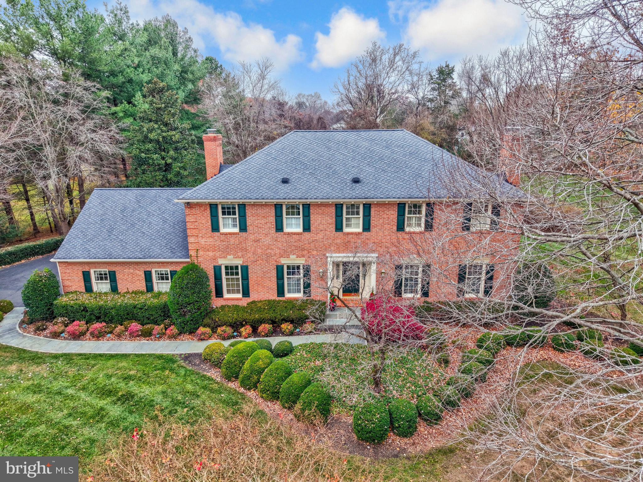 Beautifully sited on 2 acres in the heart of Great Falls, this charming, traditional all brick colonial checks all your boxes.  Neighboring  L'Auberge Chez Francois, River Bend Golf and Country Club, Great Falls Park and minutes from the Great Falls  Village Centre all add to the appeal and charm of this beauty. Short commute to Tysons Corner, Reston, Washington D.C.  via route 7 and nearby I-495.  Nestled in the sought after neighborhood of Tara and privately buffered by mature trees, professionally landscaped,  spacious level front/rear yard, this 4 bedroom/4.5 bath updated Colonial will thrill the traditional purist.  Features such as 3 fireplaces, decorative molding and trim work, built-in bookcases, hardwood flooring, large rear deck with awnings, custom draperies and shutters, built-in writing desk in kitchen plus more make this house a home.  Perfect for entertaining with formal living room and dining room yet cozy and intimate for gatherings in the open and connecting family room, kitchen and light filled sun room which flow onto the deck with more spectacular views.  The  spacious 4 bedrooms and 3 updated bathrooms on the upper level offer lots of use possibilities.   Primary bedroom  impresses with an additional  cozy room  with fireplace which can be used as you imagine; sitting room, den, dressing suite, etc.  The luxurious  renovated primary bathroom with soaking tub and shower complete this tranquil space.  Lower level impresses everyone with its relaxed layout and generous space consisting of a family room, exercise room, pool room and full bathroom. This is a great gathering place for all.   Owners have meticulously maintained and updated this home which awaits your custom touches.    For further peace of mind, the presence of  a whole house generator makes this home secure and you self sufficient

  Come see all this home has to offer at our first open house on 11/30 from 2-4.