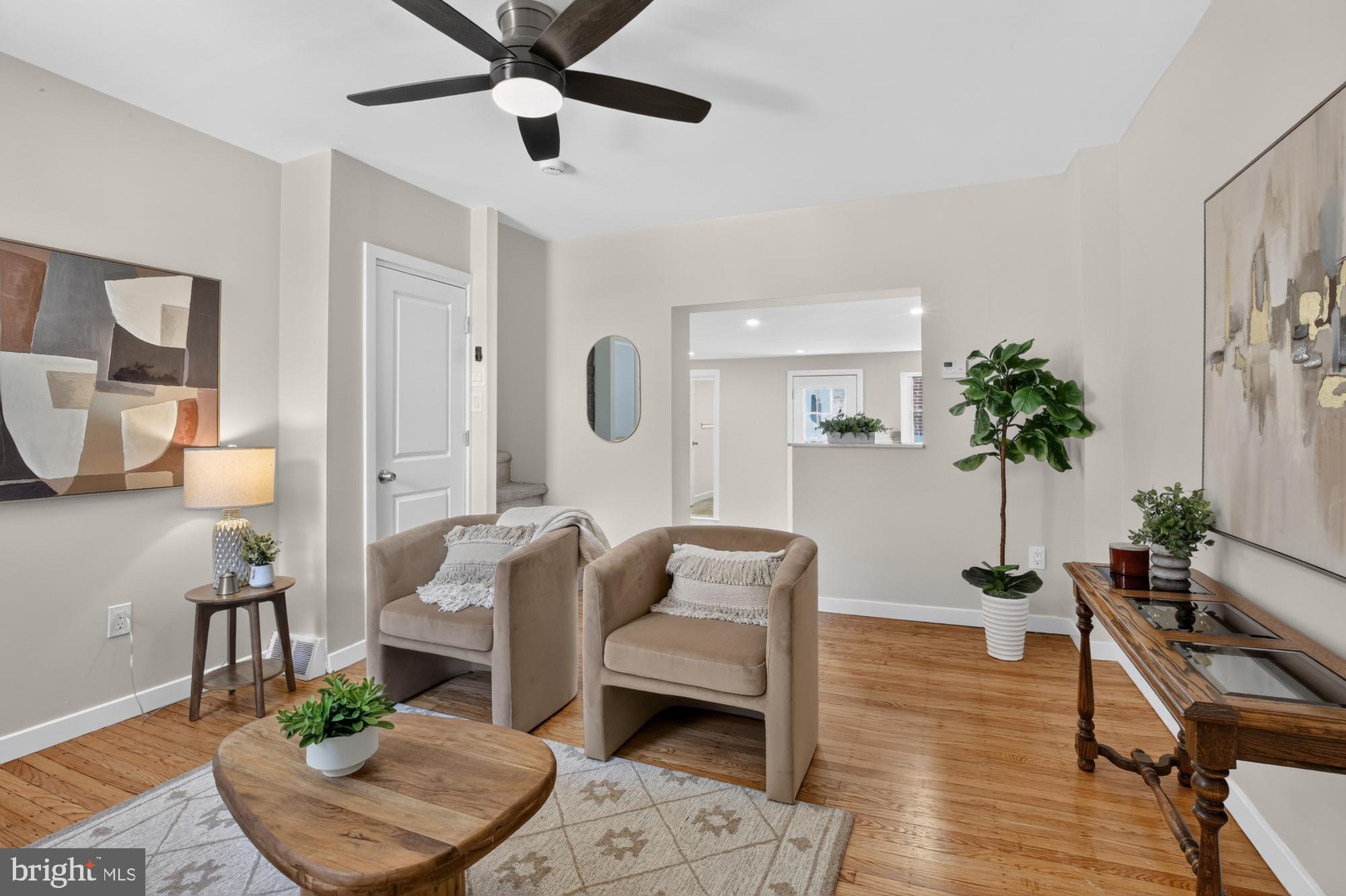 Located in the charming Queen Village neighborhood, this 2-bedroom, 1-bathroom townhouse offers traditional character and modern convenience. Built in 1920 the home has a cozy atmosphere and charm. Tons of natural light. For those who appreciate the potential for customization, the unfinished basement presents an exciting opportunity.  Laundry facilities conveniently located in the basement.