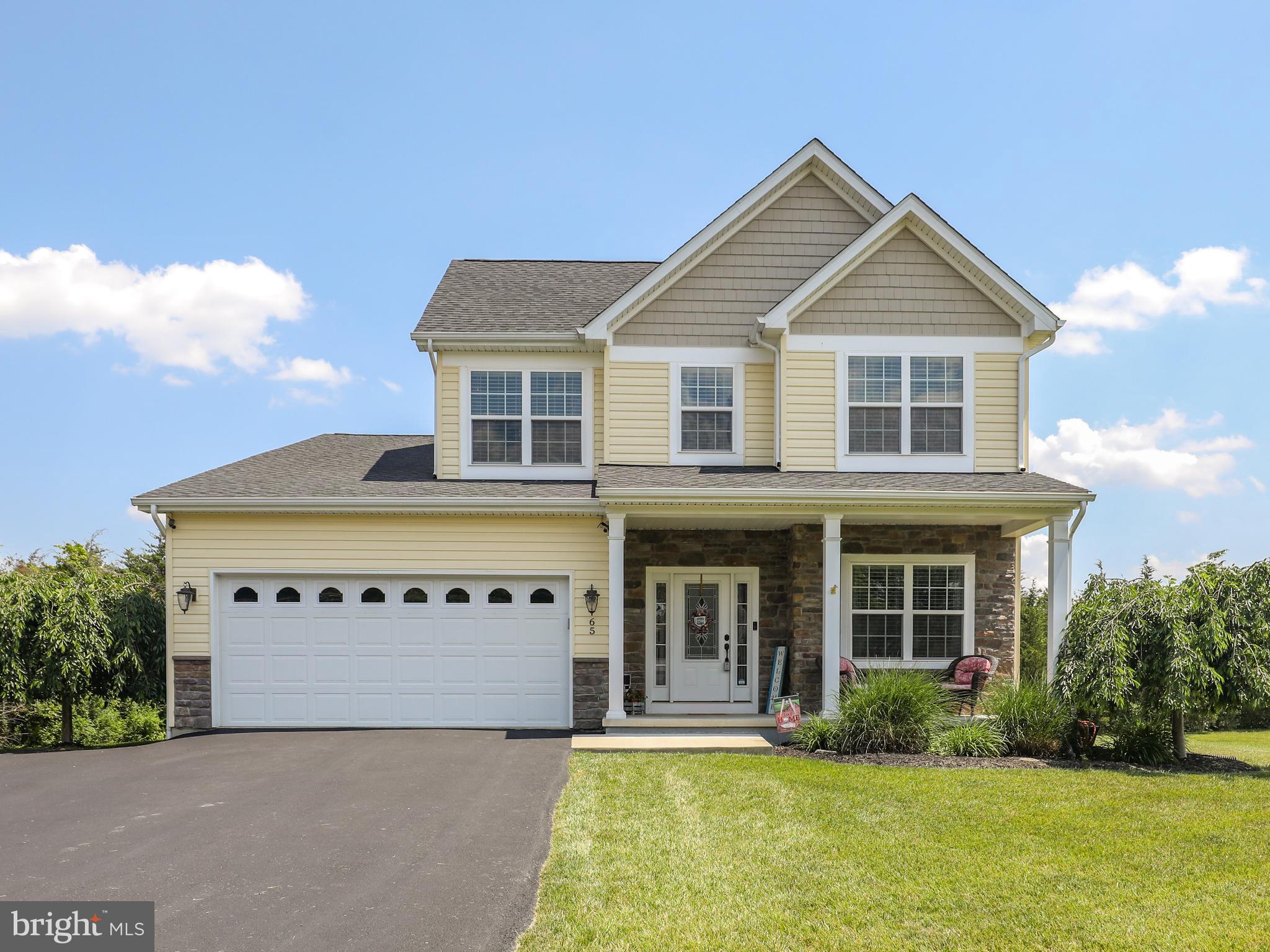 Fantastic Opportunity with This Beautiful Colonial on 2 Partially Wooded Acres!  
Nestled just minutes from the Virginia–West Virginia state line, this Colonial offers the perfect blend of privacy, comfort, and convenience, with easy access to Route 11 and Interstate 81.
Looking for a main-level primary suite? This home delivers! The spacious primary bedroom features a vaulted ceiling, a large walk-in closet, and a luxurious owner's bath complete with a separate shower and soaking tub.
The chef-inspired kitchen boasts granite countertops, a breakfast bar, and stainless-steel appliances, flowing seamlessly into the inviting living room with a gas fireplace and beautiful stone hearth. A dedicated main-level office provides an ideal space for working from home.
Wood flooring enhances much of the main level, adding warmth and character throughout.
Upstairs, you'll find two additional bedrooms and a full bath. One of the bedrooms includes its own walk-in closet, offering excellent storage space.
The expansive basement is nearly finished and only needs carpet and a few final touches. It features a huge family room, a convenient bathroom, and abundant storage areas.
Outdoor living is equally impressive, with a welcoming covered front porch and a low-maintenance Trex deck overlooking the private backyard and wooded surroundings.
Don't miss your chance to own this incredible home. Schedule your showing today!