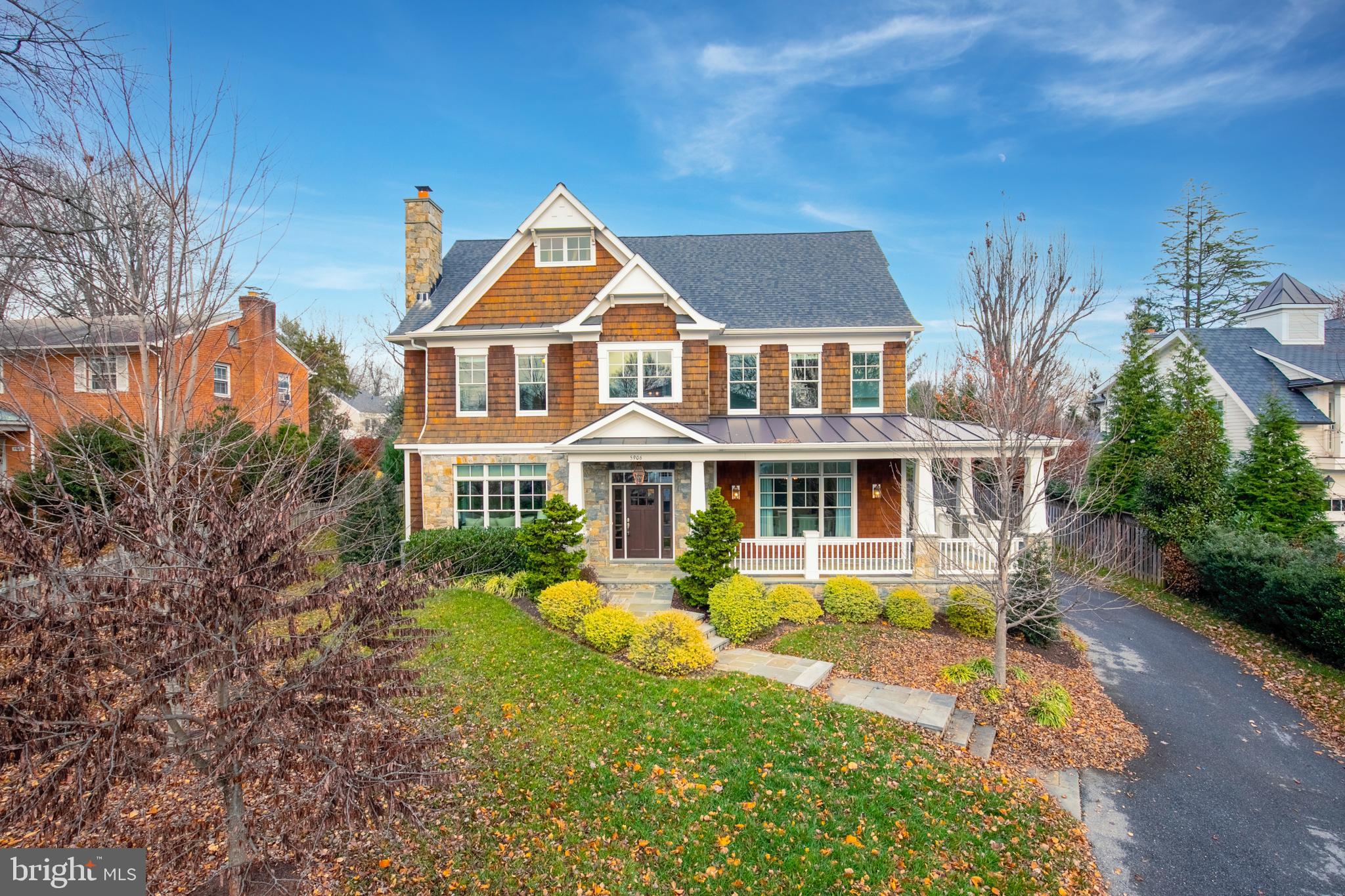Stunning home nestled in the beautiful Chesterbrook Estates neighborhood. This classically designed home perfectly harmonizes timeless elegance with modern amenities. Meticulously designed with extraordinary attention to detail, this 6-bedroom, 5.5-bathroom residence showcases three exquisitely finished levels adorned with top-notch craftsmanship and premium-brand materials from start to finish.
A true chef's kitchen, featuring a generously sized island and premium appliances, seamlessly connects to a charming breakfast area and an inviting family room with a fireplace that overlooks the backyard. The main level also features a formal living room with a fireplace, a butler's pantry adjacent to a generously proportioned dining room, and an attractive private study or office space. To complement this, there is an elegant powder room and a roomy mudroom to round out the offerings on the main level.
Upstairs, the second level hosts five bedrooms and four full baths. The opulent owner’s suite features an intimate sitting area, dual walk-in closets, and an indulgent en-suite that includes a dual-sink vanity, a deep soaking tub, and a separate shower.  In addition, a loft conveniently located adjacent to the kitchen serves as an ideal area for a guest suite or home office.
The lower level is impeccably outfitted for hosting memorable gatherings, featuring an expansive recreation room with a full wet bar, a fitness room, an extra bedroom and bathroom, along with substantial storage space. The three-car attached garage offers seamless entry through a mudroom adorned with custom-built storage solutions.
Situated close to downtown McLean, this home is in a convenient location just minutes away from local parks, the neighborhood elementary school, and a variety of shopping and dining venues. It also offers convenient commuter access to Tysons, I-495, and the GW Parkway, making it a perfect blend of suburban tranquility and urban connectivity.