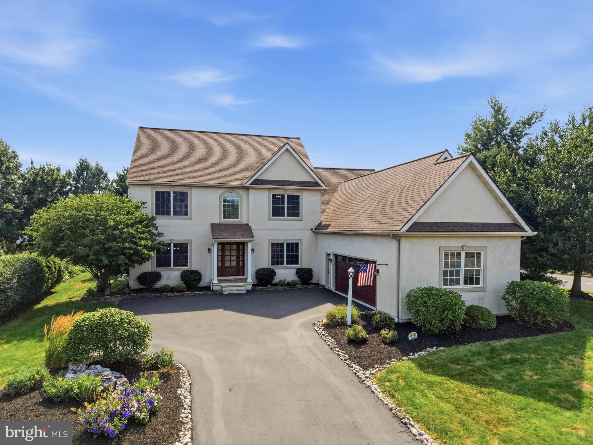 Welcome to 1146 S. Bristol Drive—an exceptional 5-bedroom, 3 full and 1 half bath home offering over 4,600 square feet of finished living space in the Laurel Pond community of Manheim Township. Beautifully positioned on a private corner lot backing to mature trees, this meticulously maintained residence combines expansive living spaces, thoughtful updates, and resort-style outdoor amenities to create a home equally suited for everyday comfort and exceptional entertaining. 

Inside, a bright and inviting layout showcases soaring tall ceilings, elegant architectural details, and beautifully appointed living spaces throughout. The welcoming foyer opens to an office area and formal dining room, while the spacious living room features a striking stone gas fireplace with mantel, creating a warm focal point for gathering with guests. At the heart of the home is the beautifully updated gourmet kitchen, complete with quartz countertops, a large, two-tiered center island with breakfast bar seating, abundant cabinetry, pantry, and direct access to the rear covered paver patio overlooking the pool area. Designed for effortless entertaining, the kitchen also flows seamlessly into the adjoining living spaces, creating an ideal setting for hosting both intimate dinners and larger gatherings. A main-level laundry room with built-ins and a stylish powder room add everyday convenience. 

The massive main-level primary suite provides the ease of first-floor living while serving as a luxurious private retreat. Complete with a spacious walk-in closet and an elegant en-suite bath featuring a jetted soaking tub, walk-in shower, and custom built-ins, this thoughtfully designed space offers both comfort and privacy. 

Upstairs, four generously sized bedrooms provide exceptional, flexible accommodations. One bedroom features its own private attached bath, while the remaining bedrooms are served by an additional full bath. A versatile loft overlooking the foyer creates the perfect space for a reading nook or additional lounge area. 

The fully finished lower level significantly expands the home's versatility, offering a spacious recreation room with home theater amenities, dedicated exercise area, generous storage areas, and additional flexible space for hobbies, gaming, media, or entertaining. Whether hosting guests or creating your own wellness retreat, this level offers endless possibilities. 

Outdoor living is incredibly impressive. Step outside to extensive hardscaping, a private saltwater in-ground pool, beautifully landscaped grounds, and multiple patio areas designed for relaxing and entertaining. Backing to mature trees, the backyard offers a peaceful setting with exceptional privacy, making it the perfect place to enjoy summer gatherings or quiet evenings outdoors. 

Additional highlights include an oversized attached 2-car garage with built-in storage and workshop space, engineered hardwood flooring throughout much of the main level, updated systems and finishes, and an excellent location within the Manheim Township School District. Residents of Laurel Pond enjoy access to community basketball and tennis courts while remaining just minutes from shopping, dining, healthcare, downtown Lititz, Lancaster City, and major commuter routes. This exceptional property offers the perfect blend of luxury, functionality, and location. Schedule your private showing today!