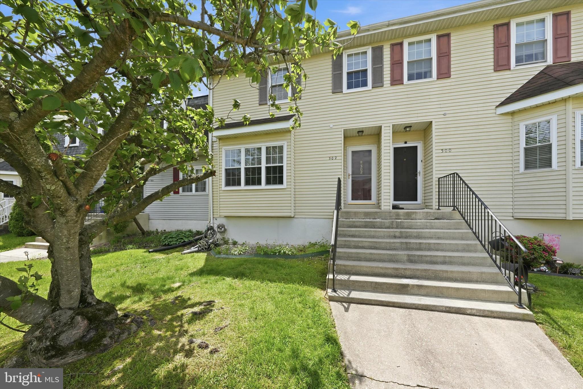 ***Recent Upgrades: 2nd Floor and 1st Floor bonus room with New Luxury Vinyl Plank Flooring,  Brand New Kitchen Stove, fresh paint first floor and 2nd fl master bedroom.*** Stunning Townhome in the popular community of Green Valley. Over 1600 sq ft - although listed as 2 Bedrooms, the extended loft/bonus room could be used as a 3rd bedroom, office or playroom. Bright and spacious home with beautifully updated kitchen featuring granite counters and breakfast bar. The main level has gleaming floors and cathedral ceiling. Enjoy this open floor plan with spacious family room leading to large deck great for entertaining. The main floor also has a separate designated room which could be used as a living room, den or office. Upstairs you will find two generously sized bedrooms and a bonus room/extended loft. The master bedroom features an updated en-suite bathroom and large walk-in closet. For your convenience, the laundry room is on the upper level. The lower level basement has room for plenty of storage and access to the garage and private driveway for dedicated parking. Pride shows throughout this lovingly cared for home with many upgrades. Tucked away on a dead end street in the rear of the community, this home offers peace and serenity, yet is conveniently located off of Kirkwood Highway, close the Western YMCA, shopping, and restaurants. Just minutes from I-95 for commuting. Don’t miss it!