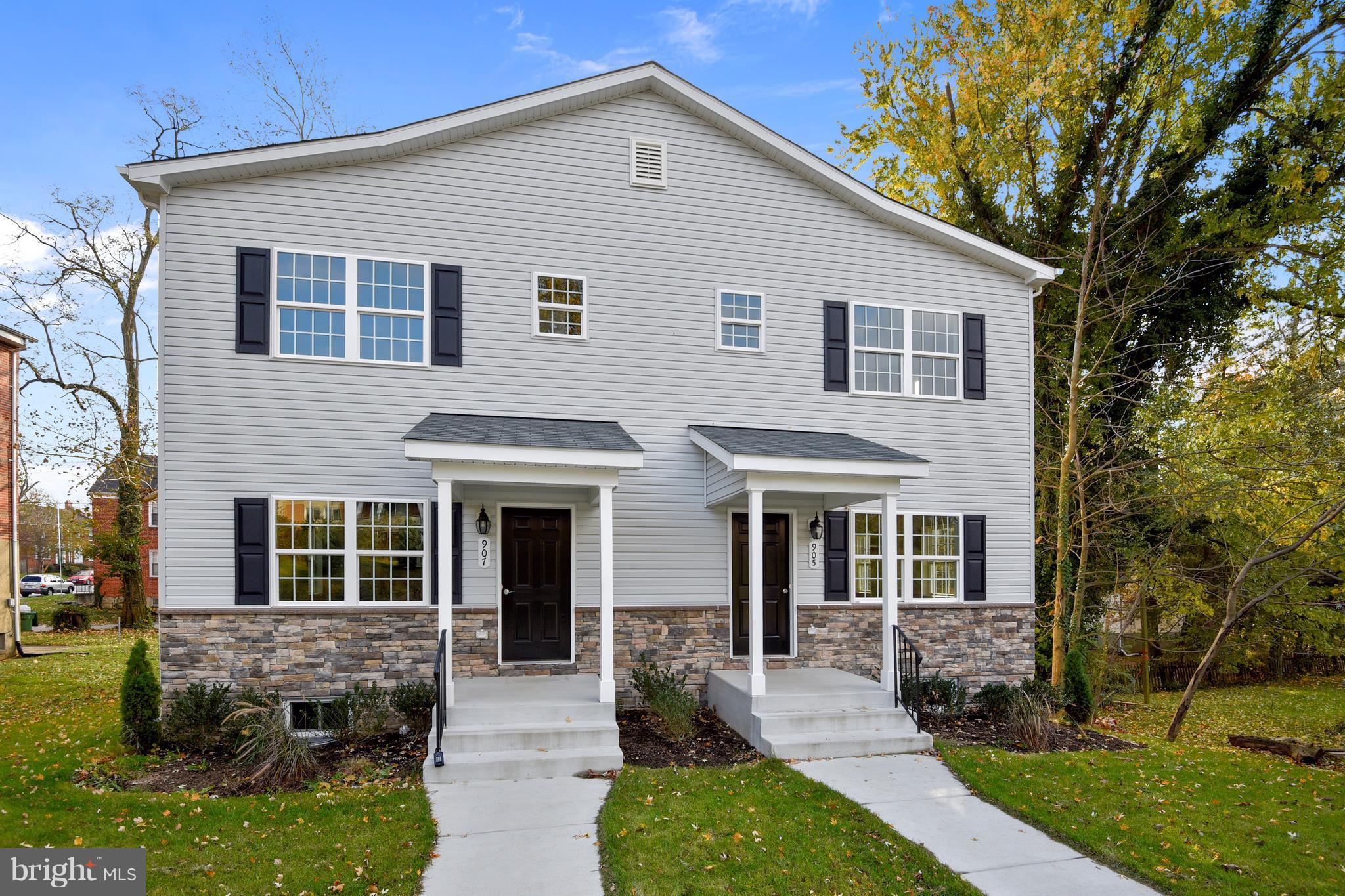 Brand New Home.  Top of the line finishes. Granite Kitchen, Designer cabinetry, wood floors, open floorplan on first floor, rear entrance to rear porch and parking pad.  All manufacture warranties.  Full basement with 3-piece full bath rough-in and rear entrance.  Below market pricing for immediate delivery. New home - buyer pays all TT and doc stamps.