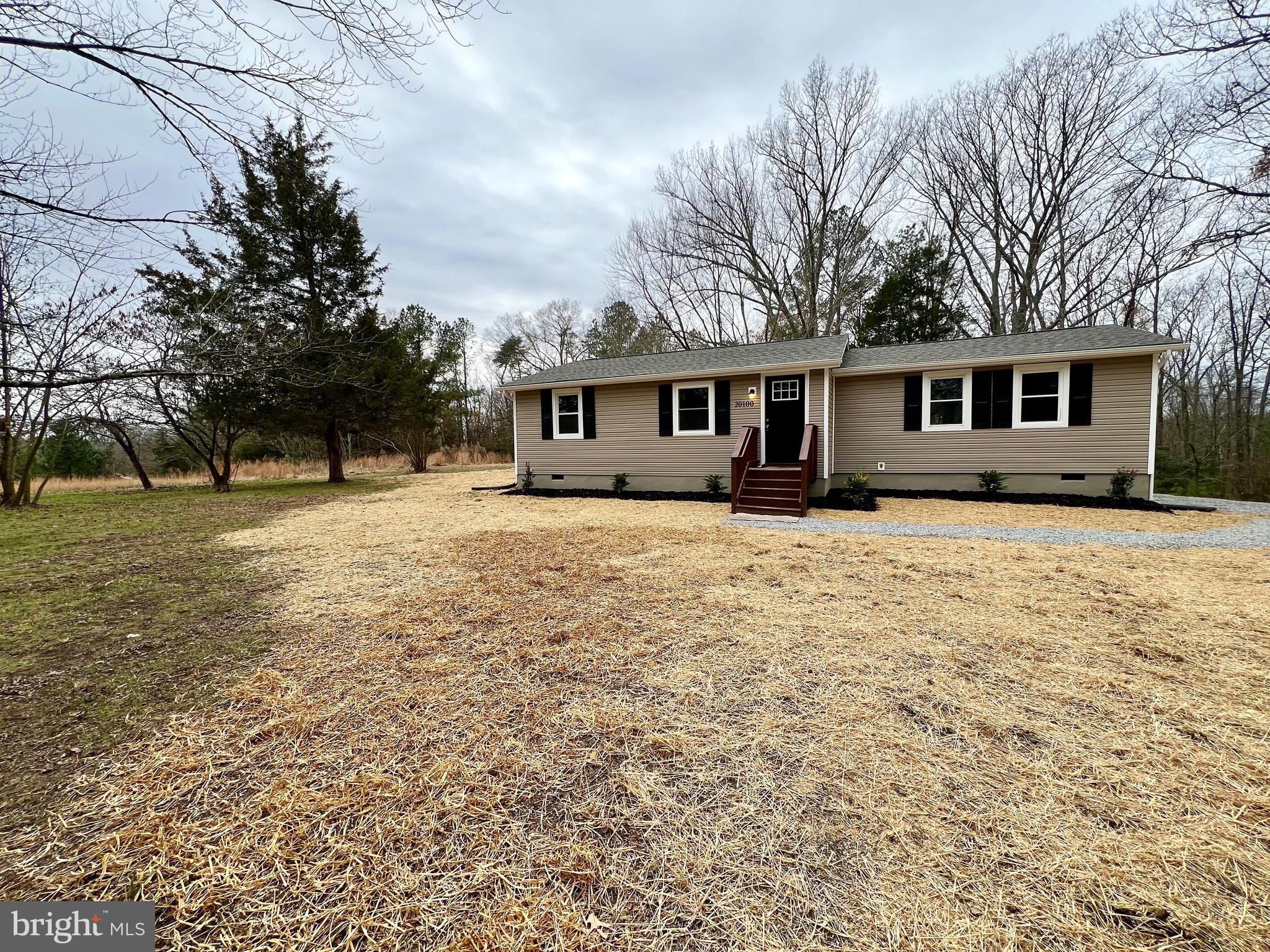 Move in ready! Enjoy country living on 3 Acres with NO HOA! This home features 3 generous size bedrooms, 2 updated bathrooms, Open concept living, Primary suite, And a yard that is perfect for entertaining! Updates include: New roof, Newer windows, New siding, New HVAC, New water heater, Shaker style cabinetry, Stainless steel appliances, Granite countertops, Fresh Paint, Carpet and Vinyl throughout, Upgraded lighting and fixtures, and more! Schedule a showing today!