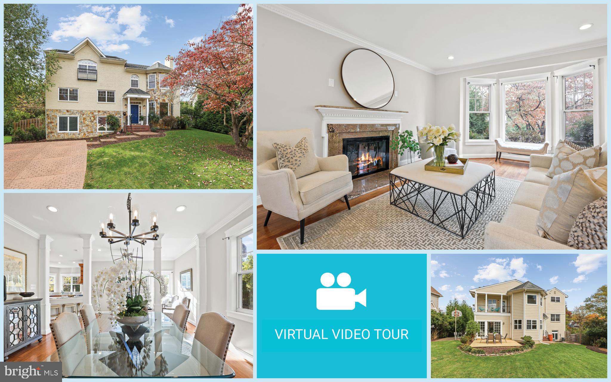 Experience luxurious living in this beautifully EXPANDED 6/optional 7 Bedroom, 4.5 Bath home located in the desirable Broyhills McLean Estate neighborhood just minutes to Tysons Corner!  You'll love the open and bright floor plan with gleaming hardwood floors, crown molding and recessed lighting.  Sun-filled living room is accentuated by a large bay window and cozy gas fireplace. Host memorable feasts in the elegant dining area, illuminated by a new modern chandelier (2023), situated between the sun-filled living room and the bump-out gourmet kitchen. Culinary enthusiasts will adore the kitchen's features: a stylish peninsula with bar seating, pristine new granite countertops (2022), a sophisticated tile backsplash, abundant cabinetry, and stainless steel appliances. A spacious breakfast nook offers easy access to the backyard, ensuring seamless indoor-outdoor entertainment.
Revel in the grandeur of the primary bedroom suite, occupying its own dedicated level. It boasts three walk-in closets, a serene sitting area, a den, a private balcony, and a sumptuous en-suite bath with a dual vanity sink, an inviting soaking tub, and a separate shower. The upper levels present a versatile recreation space and four generous sized bedrooms, each with expansive windows, ample closet space, and access to a shared hallway bathroom. The bright, walk-out lower level continues to impress with an additional recreation area, a sixth bedroom, a bonus room that can serve as a 7th bedroom, and another full bathroom.
The outdoor space is nothing short of an oasis, complete with a NEW patio (2023), fenced backyard, and an in-house basketball court – perfect for leisure and recreation.  Easy parking with deep driveway.  All this is in prime location just 2 mi to vibrant Tysons Corner with abundant shopping, dining and entertainment options. Within walking distance to downtown McLean, Dolley Madison Library, McLean Central Park and McLean Community Center. Commuter's dream - 5 minutes to McLean Metro Station and easy access to I-495, Dulles Toll Rd, Rt. 123, I-66, GW Pkwy and Reagan National Airport. Truly a residence where elegance meets functionality in every space.