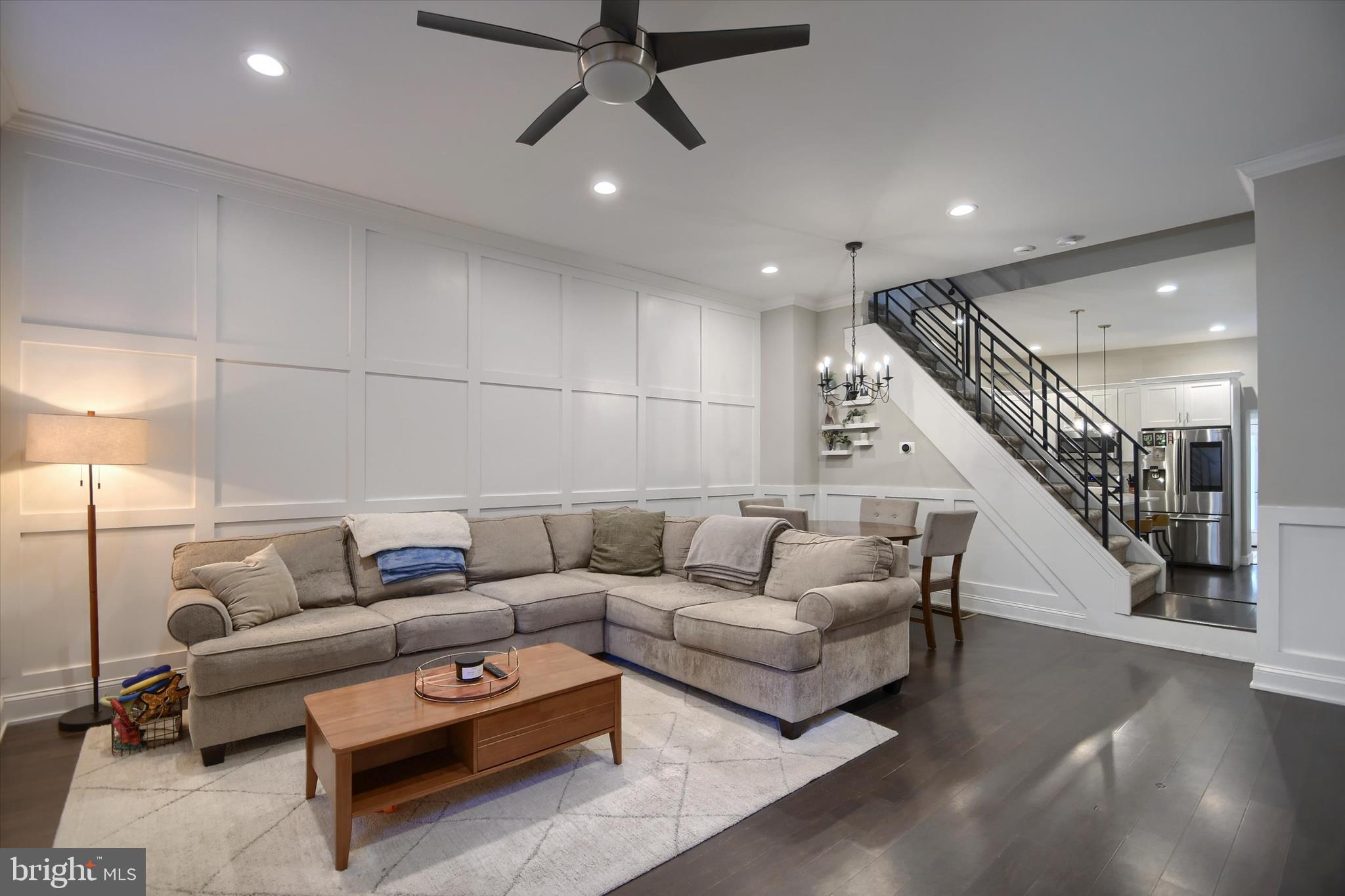 Just Steps from Main Street in Manayunk, this home blends modern style with space & flexibility young professionals are looking for. Main level features high ceilings, hardwood floors, and an expanded open-concept living area—perfect for hosting friends or relaxing after work. You’ll also appreciate the remaining 4 years of tax abatement and a large basement with plenty of storage.

Updated kitchen is designed for both function & style, with a large island, plenty of cabinetry & space for casual dining or entertaining. A convenient half bath, in-unit laundry, & a sleek wet bar add to the lifestyle appeal, while the backyard offers a great spot for weekend hangouts or outdoor dining. Smart renovations have maximized space—including an expanded living room thanks to alleyway usage—giving the home a more open, comfortable feel. Primary suite is a true retreat, complete with a walk-in closet featuring sliding barn doors and a modern bathroom, double sinks & a spacious walk-in shower. Additional bedrooms are bright, roomy, and ideal for guests, a home office, or roommates.

All of this in a prime location, just steps from Manayunk’s vibrant dining, shopping, and nightlife scene, with easy access to Center City Philadelphia—making it an ideal home base for work and play.