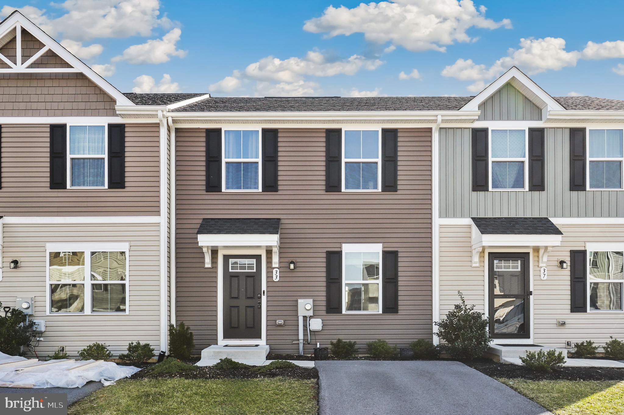 Welcome Home! 3 bedroom town home is high demand Martinsburg, is what you have been searching for! Open main level concept for inviting living space, large kitchen with upgraded GE appliances, sliding door opens to your private backyard setting (envision the deck you may want to build), hardwood floors throughout main and upper level, Upper level boasts large Primary suite and primary bath, 2 additional spacious bedroom with hall full bath and laundry. Walkout basement is unfinished, however, holds endless possibilities for use so you chose to finish! Private driveway and additional parking for guests. Close to I-81 for commuting! Don't miss out on this one!!