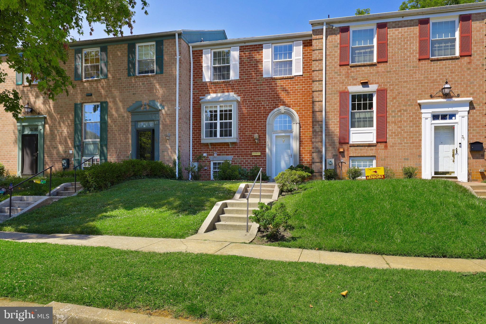 Well maintained and updated all brick townhome in Mays Chapel Village!  The main level is a bright and open design with hardwood floors throughout including the kitchen, family room, half bath and access to a large deck off the rear.  The kitchen features  high end cabinetry, appliances, countertops and backsplash.  The lower level is fully finished with a bedroom, living room, full bath and nice laundry area.  The upper level features 3 large bedroom and 2 full bathrooms.  Fantastic layout in an A+ location!