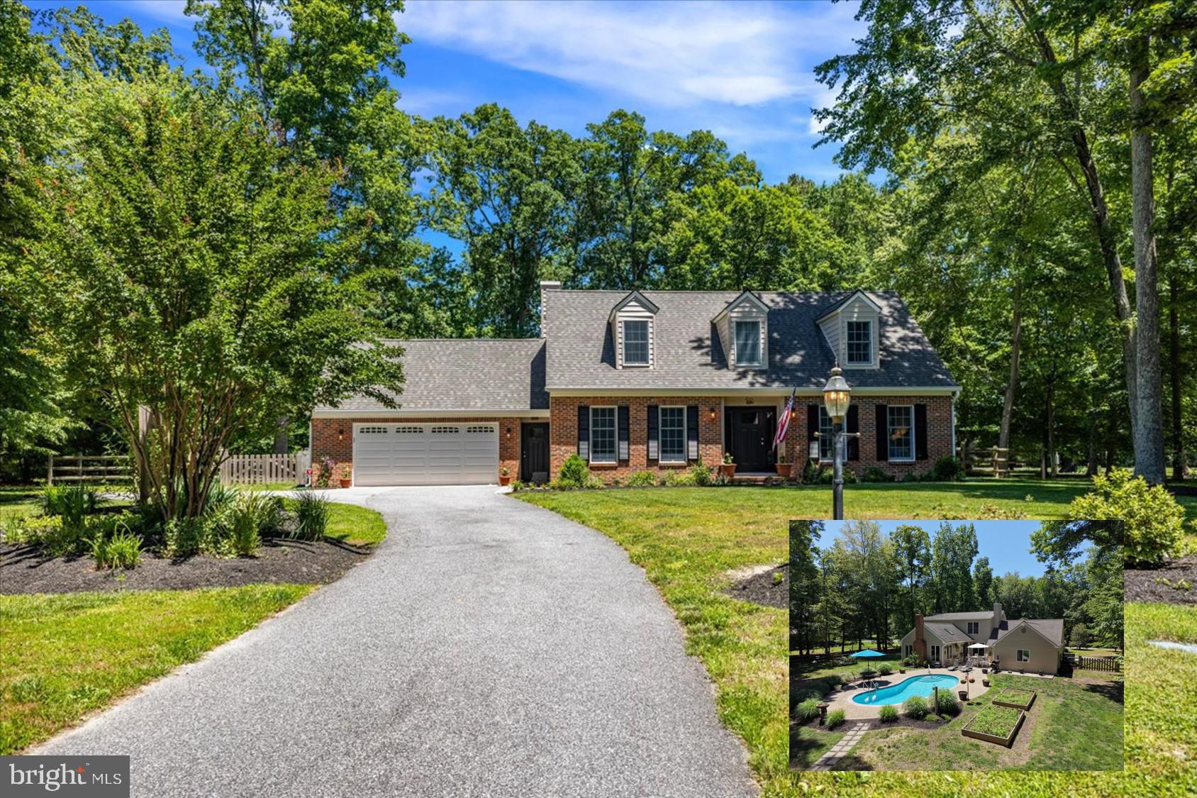 Welcome to 350 Prospect Bay Drive, where space, flexibility, and lifestyle come together on a private 1+ acre lot in the sought-after Prospect Bay community. This beautifully updated 5-bedroom, 3.5-bath home offers over 2,700 square feet of living space and features a rare layout with two primary bedroom suites - ideal for multigenerational living, extended guests, or private owner retreats. Step inside to find a bright and open interior highlighted by cathedral ceilings and a thoughtfully refreshed design. The home features extensive updates throughout, including luxury vinyl plank flooring across the main living areas, updated kitchen cabinetry and a full suite of upgraded appliances including GE refrigerator, double wall oven, Bosch dishwasher, and range hood. Additional interior improvements include a renovated hall bath with new tile flooring, vanity, and fixtures, refreshed primary suite spaces, new ceramic tile in the foyer and hallway, and updated electrical throughout. A versatile bonus/office space has been fully renovated, offering flexibility for today’s work-from-home lifestyle. Major system and structural updates provide peace of mind, including a new HVAC system, updated gutters and downspouts, and newer chimney liner. The architectural shingle roof is approximately 10 years old. Outside, enjoy your own private retreat with a recently renovated Sylvan concrete pool and paver patio, enhanced landscaping, new fencing, and a spacious yard surrounded by mature trees for privacy. The home’s exterior has been freshly painted and enhanced with new storm doors, lighting, garage door, and improved front walkway, creating strong curb appeal. 
Conveniently located just minutes from the Bay Bridge, this home offers an easy commute to Annapolis, Baltimore, and Washington, D.C., while providing the peace and lifestyle of Maryland’s Eastern Shore.
A rare opportunity to own a spacious, move-in-ready home with extensive updates and resort-style outdoor living in one of Grasonville’s most desirable communities.