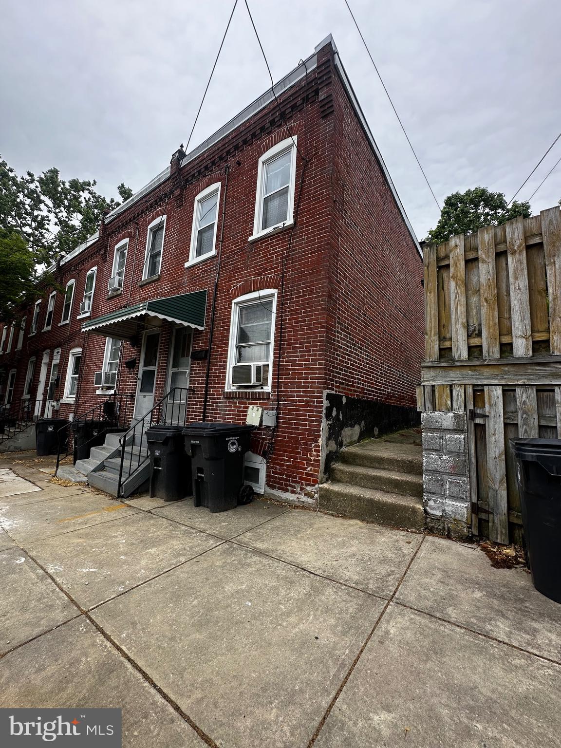 Opportunity awaits in the City of Wilmington! This 3-bedroom, 1-bath end-unit row home offers solid potential for an owner-occupant or investor looking to add their personal touches.

Lovingly cared for by the same family for generations, this home is ready for its next chapter. Filled with years of memories and pride of ownership, it offers endless potential for its next owner to make it their own.

One of the standout features of this property is the side walkway providing direct access to the rear yard without having to pass through the home, a valuable convenience that's hard to find in city living. The home also features a small yard and an attached rear storage area, offering additional space for storage, tools, bicycles, or outdoor essentials.

The property is being sold strictly AS-IS. Seller will make no repairs. Any personal property remaining in the home at the time of settlement will convey with the property.