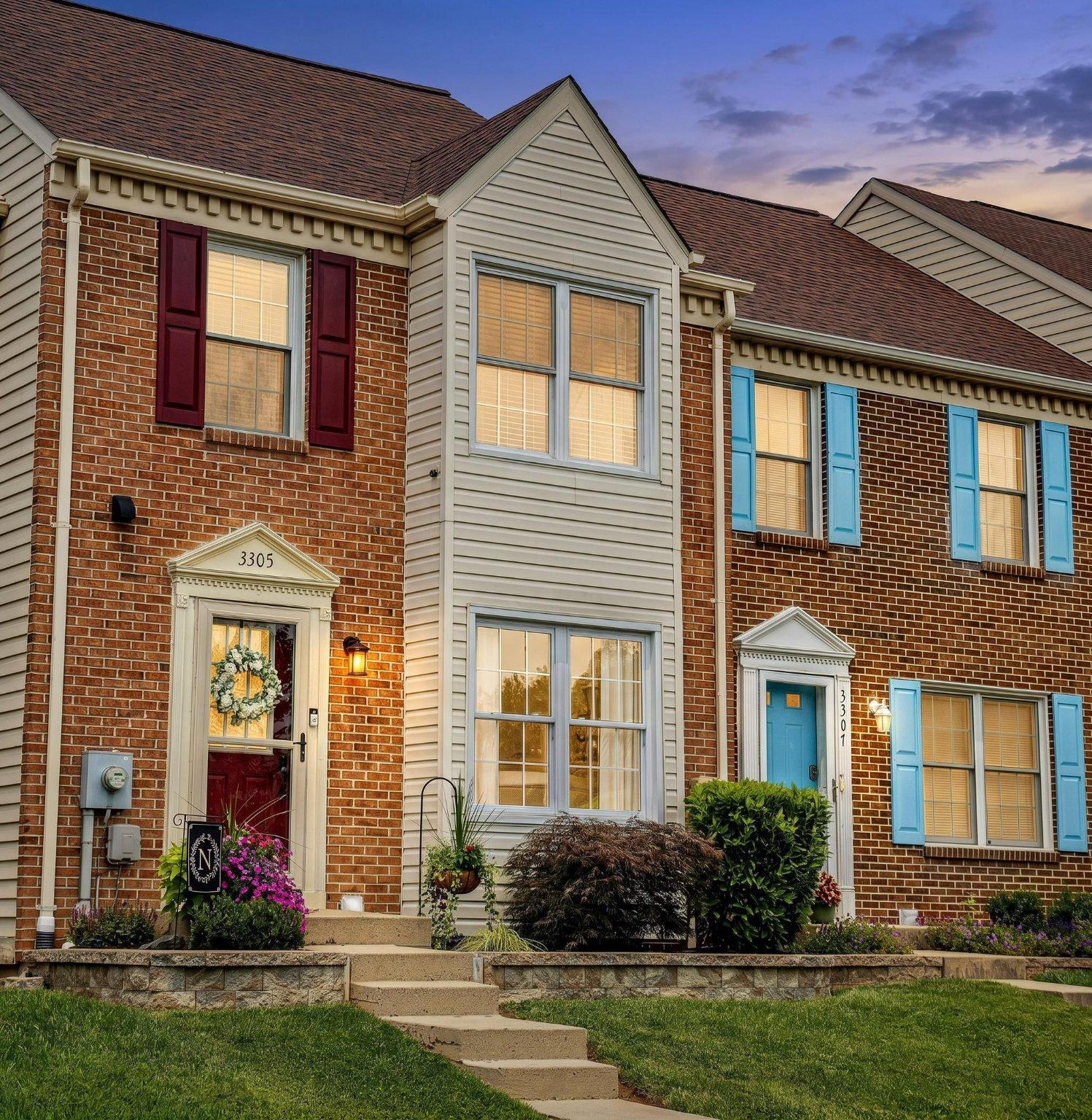 This meticulously maintained townhome features many charming and unique updates.  Even from the street, this home instantly stands out with custom sweeping hardscaping around the front gardens offering significant curb appeal. The interior features all new lighting throughout, new hardwood stairs and railings, all new doors on the upper level and updated bathrooms.  The kitchen has been updated with a new stainless steel dishwasher, oven and white cabinets.  The HVAC (2025) and Hot Water Heater (2024) have also been replaced.  In the rear, large glass sliders lead to a large deck overlooking a fenced private oasis featuring a brand new shed, custom hardscaping, gardens and a stone patio.  This home is truly move in ready and shows beautifully inside and out!