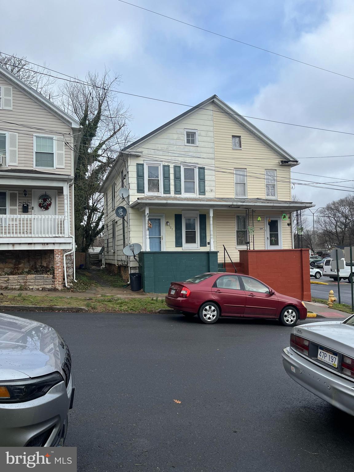 3 Bedroom 1.5 bath home. New carpet in some rooms. Hardwood floors. front porch. back deck overlooking a fenced back yard.  Large open attic space for additional storage.  basement with washer and dryer hookup.   Priced to sell.
