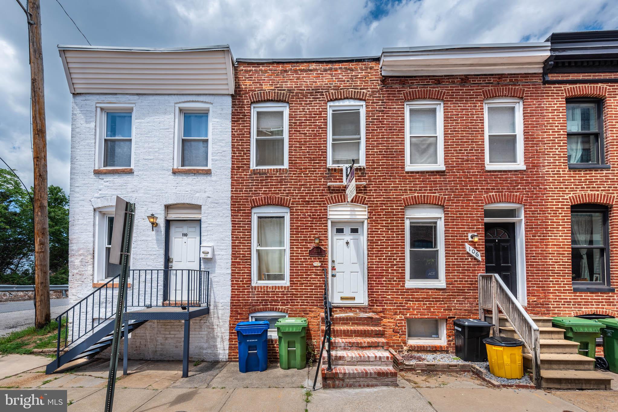 Affordable opportunity in Federal Hill! This Baltimore rowhome offers character, functionality, and potential at an attractive price point. Features include exposed brick, separate living and dining areas, upper-level laundry, and an unfinished basement for storage. The rear kitchen provides direct access to the backyard area. Convenient location close to restaurants, shopping, stadiums, and major commuter routes. A great option for buyers looking to build equity and make a home their own. Sold as-is.”