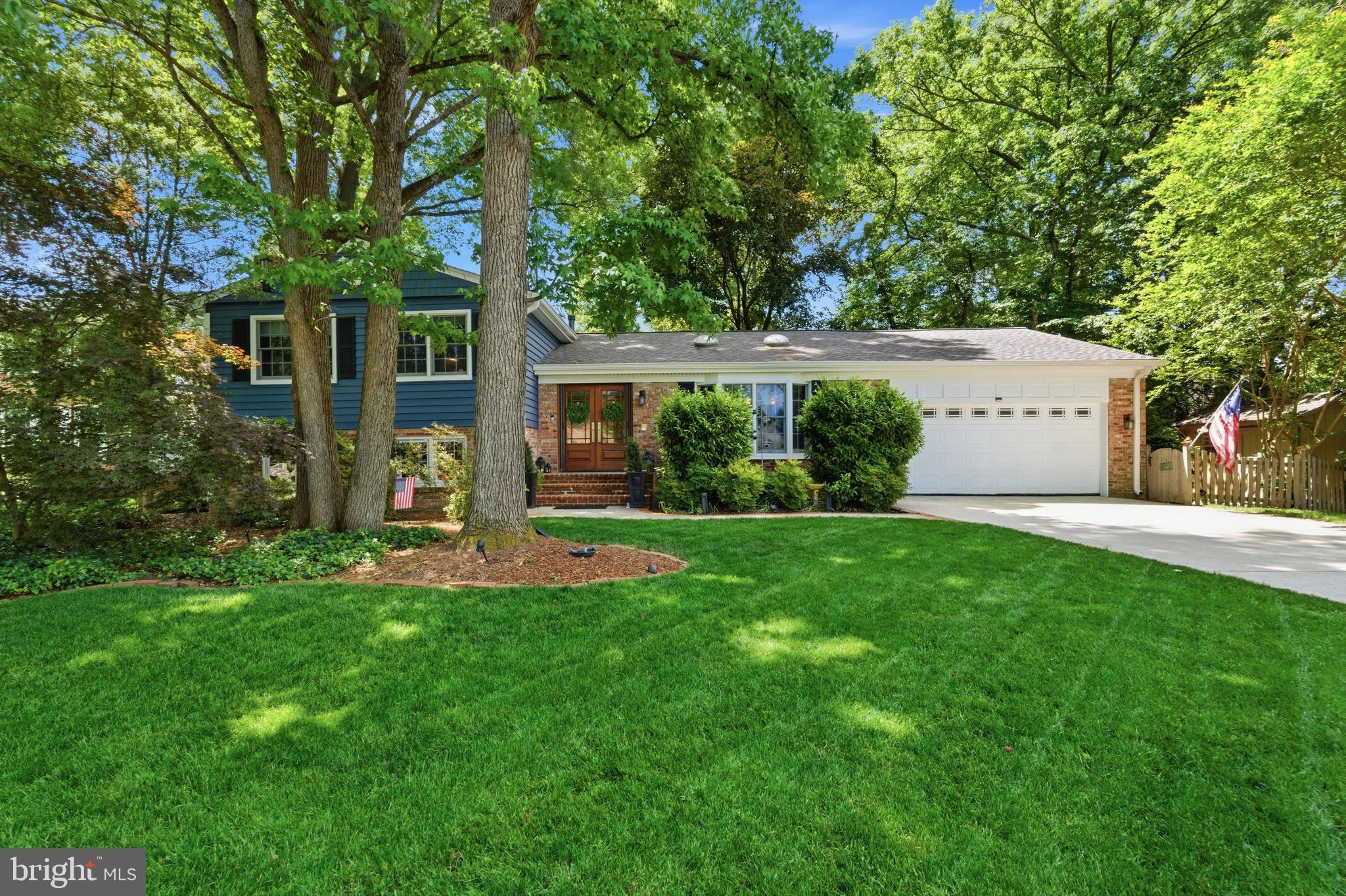 Available for the first time in 27 years, this beautifully maintained 5-bedroom, 3-bath home tucked on a quiet cul-de-sac showcases thoughtful upgrades, quality craftsmanship, and pride of ownership throughout. Situated on a large flat fully fenced backyard, the home also features a two-car garage, spacious custom wood deck, bonus storage rooms, and a fully finished lower 4th level offering exceptional flexibility for recreation, guests, hobbies, or work-from-home living.

Inside, the redesigned layout offers seamless flow with the wall removed between the kitchen and casual living space, creating an open and connected gathering area. The remodeled kitchen was updated in 2020 with upgraded stainless steel appliances, gas cooking, added pantry space, recessed lighting with dimmers throughout the home, and refinished white oak floors extending throughout much of the property. Solar tubes brighten the kitchen, upstairs hallway, and primary bath with natural light, while the remodeled primary bath features a luxurious rain shower.

Extensive improvements include all new Anderson windows, maintenance-free siding and gutters, remodeled bathrooms, solid wood interior doors with updated hardware throughout, upgraded electrical panel with separate generator hookup panel, new exterior doors, converted gas fireplace, mini split system in the office/sunroom, ceiling fans, added closet lighting, new sump pump with battery backup, updated plumbing to exterior spigots, new bath and water main shutoff, filtration system (2023), roof (2022), hot water heater (2026), and garage door opener and springs (2025).

Outdoor enhancements are equally impressive with a slate stone front walkway and staircase, driveway, and professional landscaping all completed in 2015, plus a storage shed added in 2003. Conveniently located just a short drive to Safeway, Nepenthe Art Gallery, Hollin Hall Variety Store, Natures Nibbles, Revel, Unwined, the Mount Vernon Trail, and the Potomac River, and just a short stroll to Hollin Meadows Swim Club, this home offers the perfect balance of peaceful living, recreation, and everyday convenience. A rare opportunity to own a meticulously updated and lovingly cared-for home in an established setting.