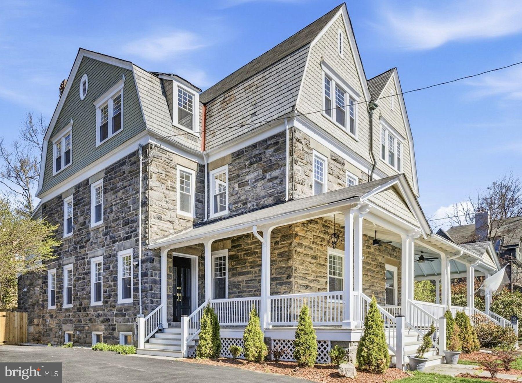 Welcome to 205 W. Highland Avenue, a truly majestic, fully renovated twin home nestled in the heart of desirable Chestnut Hill. This elegant residence offers an exceptional blend of classic charm and modern convenience, featuring 5 spacious bedrooms, 3 full baths, and 1 half bath across 3,629 square feet.

A lovely front porch, set up off the street, provides the perfect vantage point to relax and watch the world go by along picturesque Highland Avenue. Inside, you’re greeted by soaring high ceilings and a grand staircase that showcases the home’s timeless character, now enhanced by a complete renovation with an open first floor layout, all new systems and appliances for peace of mind and effortless living.

The expansive layout offers both comfort and flexibility, ideal for everyday living as well as entertaining. Sun-filled main living areas flow seamlessly, while generously sized bedrooms provide quiet retreats. The primary suite is a standout, featuring its own private porch—perfect for morning coffee or unwinding at the end of the day.

The finished basement adds valuable additional living space—ideal for a media room, home gym, playroom, or guest suite—providing versatility to suit a variety of lifestyles.

Step outside to enjoy the lovely backyard, complete with a deck perfect for dining, relaxing, or hosting gatherings. Off-street parking adds an extra layer of convenience to this exceptional property.

Located just moments from the shops, dining, and green spaces of Chestnut Hill, this home offers the perfect balance of tranquility and accessibility.

A rare opportunity to own a beautifully restored, move-in-ready home in one of Philadelphia’s most sought-after neighborhoods.