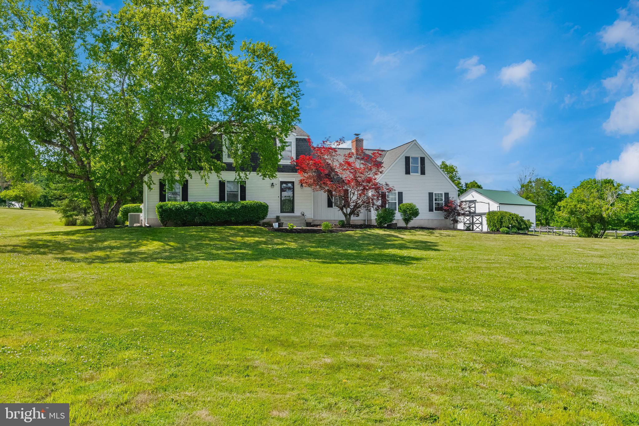 Nestled on 4.62 picturesque acres, this exceptional equestrian property offers the perfect blend of comfort, functionality, and country charm. Thoughtfully designed for both horse and rider, the property features four professionally fenced pastures, a spacious riding ring, and private riding trails that wind through the beauty of nature right outside your door.
The well-appointed 4-stall barn is ready to meet all your equestrian needs, complete with a wash stall featuring hot water, a tack room, generous storage areas, and a loft capable of holding up to 1,000 bales of hay. Every detail has been carefully planned to make horse care convenient and enjoyable.
At the heart of the property sits a beautifully maintained 2,603-square-foot home offering 4 bedrooms and 3.5 bathrooms. A seamless blend of modern updates and timeless appeal, the home showcases hardwood floors, abundant natural light, updated bathrooms, and newer premium appliances. Each space is warm, welcoming, and move-in ready.
Whether you’re a dedicated equestrian, weekend rider, or simply looking for a peaceful retreat with room to roam, this property delivers the ideal combination of luxury, practicality, and outdoor living. Enjoy the tranquility of farm life without sacrificing comfort in a setting that’s ready to become your forever home.