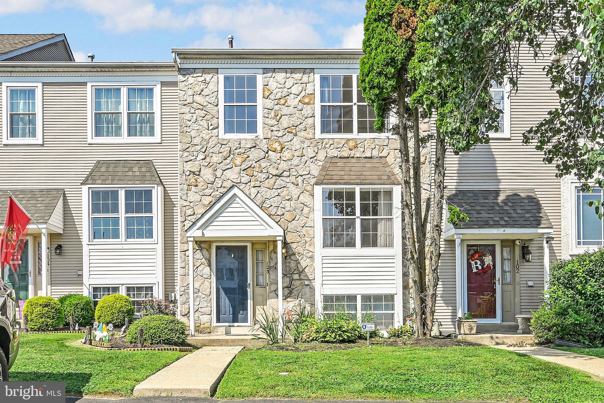 Welcome to this 2-bedroom, 2.5-bath townhouse located in the desirable Bridgewater community.
The open-concept main level features a kitchen with center island, dining area, and living room, providing the perfect setting for both everyday living and entertaining. Just off the kitchen, step onto your private patio overlooking open space—an ideal spot to relax or enjoy your morning coffee. A convenient first-floor powder room completes the main level.  Upstairs, you'll find two generously sized primary suites, each with its own private en-suite bathroom, offering comfort and privacy for family members or guests.
The basement offers excellent potential to be finished, creating additional living space that could serve as a media room, home office, fitness area, playroom, or entertainment room.  Additional features include two dedicated parking spaces located directly in front of the unit and a convenient location close to shopping, restaurants, train stations, and major roadways.  Don't miss this fantastic opportunity—schedule your showing today!