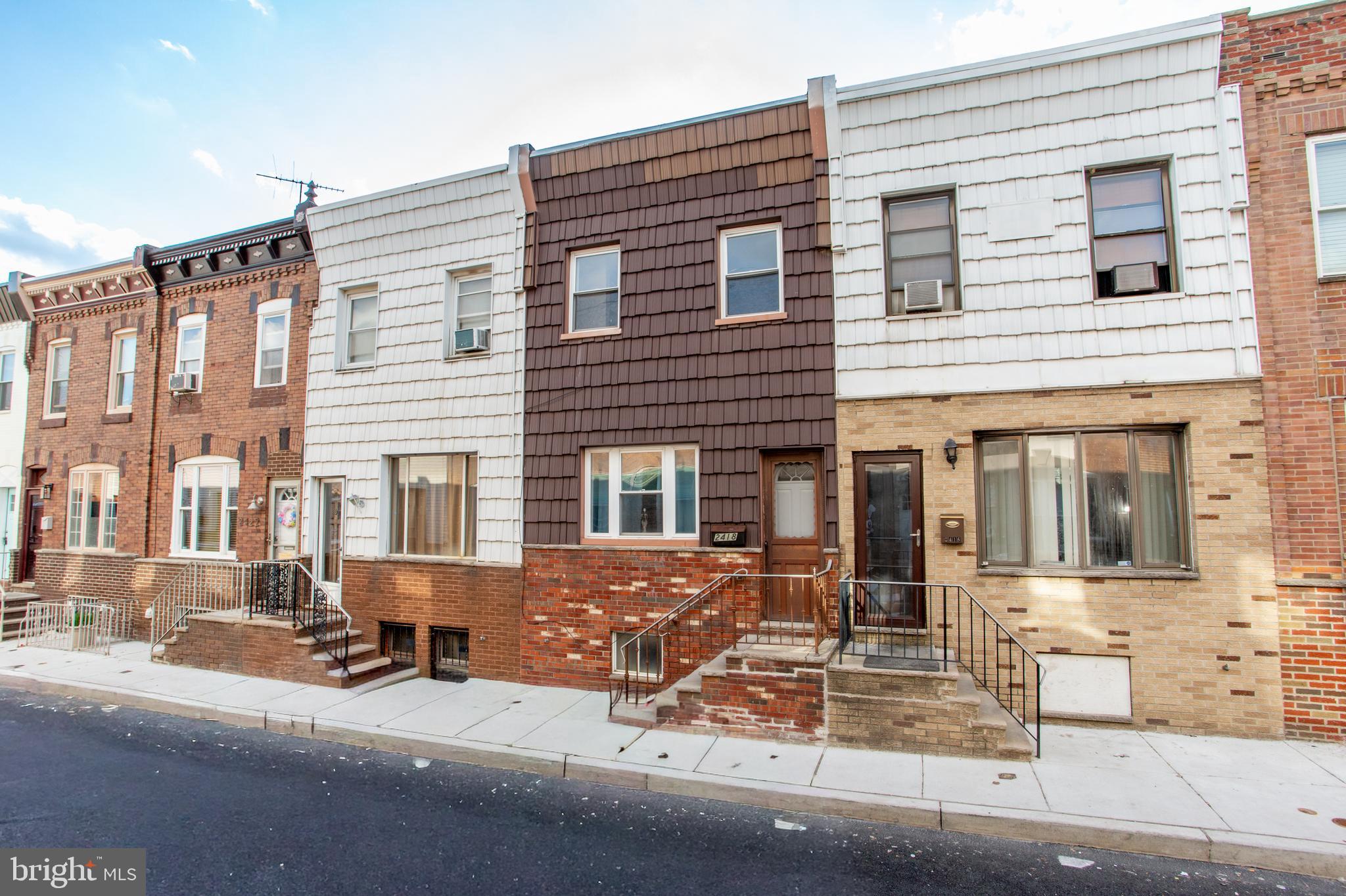 Clean and move-in ready, this recently updated three-bedroom, one-and-a-half-bath home in South Philadelphia offers the perfect blend of comfort and convenience. The spacious, open-concept first floor features hardwood floors, fresh paint, and new carpet throughout, creating a warm, inviting atmosphere. A large eat-in kitchen flows seamlessly to a private, cozy rear patio—ideal for relaxing or entertaining. Upstairs, you’ll find three generously sized bedrooms and a full bath, while the finished basement provides a substantial family room with a powder room, offering additional living and recreation space. Filled with natural light throughout the day and available for immediate possession, this home is perfectly situated just blocks from Oregon Avenue shopping and minutes to Center City, I-95, Route 76, the Broad Street Line, the bridges to New Jersey, and the stadium complexes—schedule your showing today!