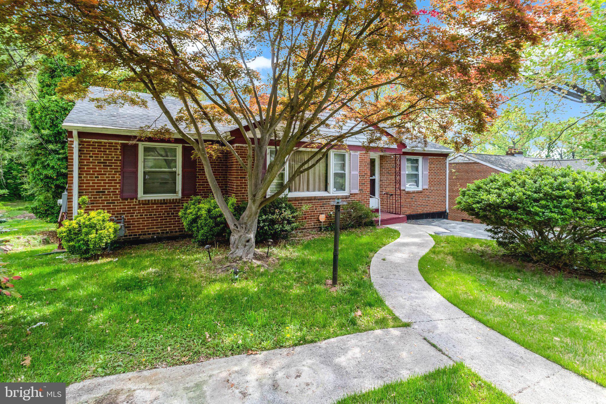 Offers due by 10am 6/4/26. Endless potential awaits at this charming brick home in Oxon Hill! Featuring 3 bedrooms and 2 full baths, this property offers a fantastic opportunity to create an exceptional residence tailored to your vision. Wood floors flow throughout the main level, while each main and lower level showcase a brick fireplace adding warmth and character. 
The walkout lower level is filled with natural sunlight and includes its own private rear entrance, offering excellent flexibility for additional living space, guest accommodations, recreation space, or future customization possibilities.
Situated on a spacious 0.281-acre lot, the home features a large green backyard perfect for entertaining, gardening, or outdoor enjoyment, along with a private driveway accommodating two vehicles out front.
Conveniently located near National Harbor, Joint Base Andrews, and offering quick access to Alexandria, Washington, DC, and major commuter routes, this is an outstanding opportunity to own a single-family home in a highly accessible location.