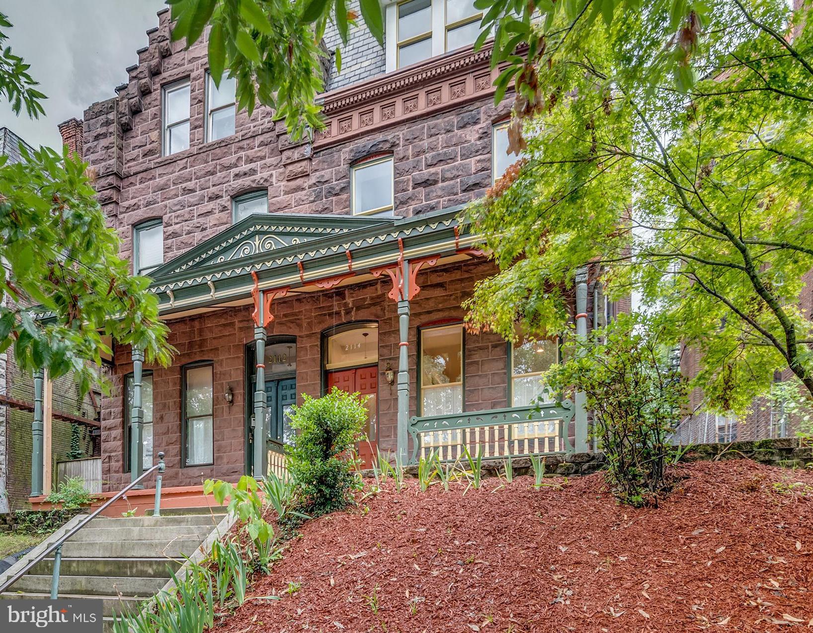 Welcome to 2114 Mount Royal, beautifully restored to its original luster, a gorgeous brownstone in Mount Royal neighborhood. The home welcomes you with a gorgeous porch-front, ornate woodwork and railings, original entry doors and an entry foyer. Main floor formally invites you into a large living room with gleaming high gloss solid hardwood floors, exposed brick fire place mantel,  tall ceilings, impressive windows with original shutters, all preserved historic trim, woodwork, including beautiful original pocket doors . Large dining room is flooded with natural light, also features an exposed brick fireplace mantle, stain-glass transom,  ushering you into the state of the art kitchen with white shaker kitchen cabinets, exotic Fantasy Pearl stone waterfall island, designer lights and stainless appliances, and yet another fire place mantle. The backyard patio is a perfect place to create your own oasis in the city, suitable for family gatherings and cookouts. 

Second floor features two bedrooms and two baths, including an unparalleled luxury of the master bedroom with a California-style closet and a spa-like bathroom with a walk-in shower, italian  carrara marble tile, and a  restored original soaking clawfoot tub. 

Third floor offers three bedrooms and two bathrooms, including two junior master suits with beautiful bathrooms featuring luxurious marble designs tile, gorgeous porcelain, and custom vanities. A walk out deck is perfect for your morning coffee or a glass of wine after a long day.


The entire house  offers brand new electric, plumbing and 2-zoned HVAC system, all new windows and doors, as well as a pending CHAP tax credit with a preliminary, conditional approval based on $85,000 Pre-improvement Appraisal.