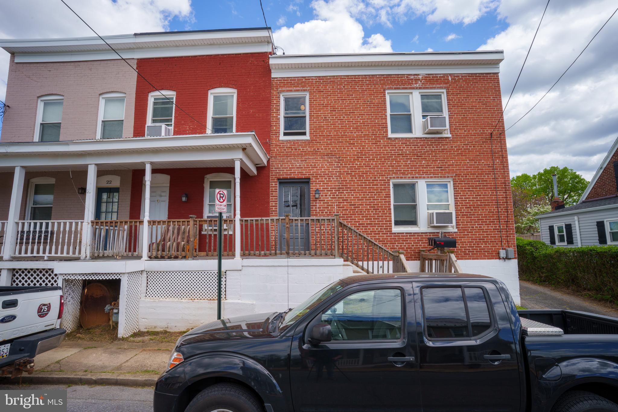 Assumable FHA loan at 2.25% available. Contact listing agent for more information

Opportunity to own a certified lead free turn key 4-unit property just outside of downtown Frederick! 

Zoned for Downtown residential provides the opportunity to potentially add additional units since the lot is large enough to accommodate additional parking. 

Each of the 4 units contain one bedroom and one bathroom. Total monthly income is $5485

There is a coin operated washer and dryer in the basement of the property. One unit can be delivered vacant if purchaser would like to occupy one unit. Fantastic house hack opportunity!