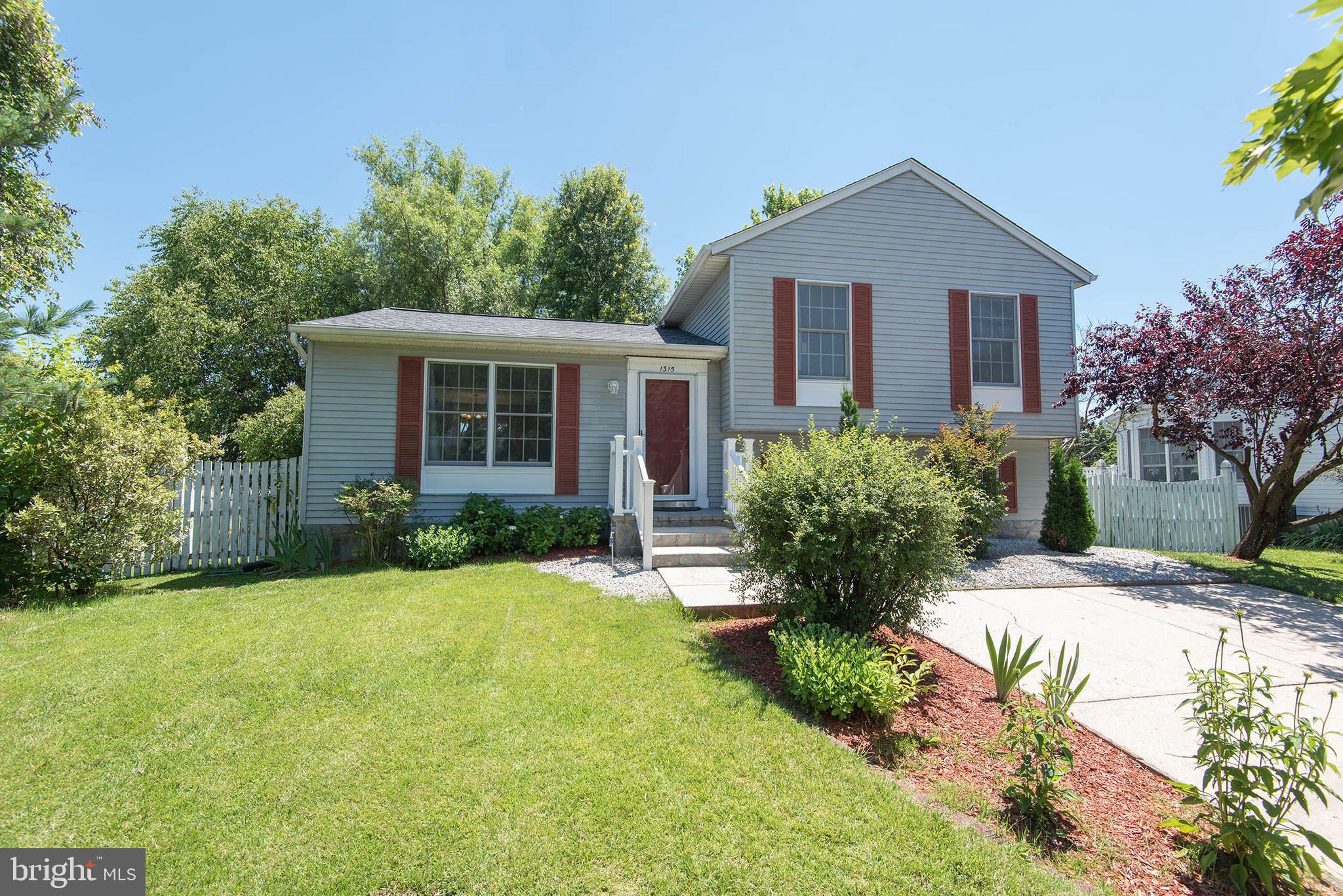 Brand new price!!! This lovely 4 level, split level home features almost 2,100 total s.f. and is located in the Delmont Station  less than 10 minutes to Fort Meade. The entire main level has Cherrywood flooring to include the foyer, living room, kitchen and dining room. The updated kitchen has granite countertops, black appliances and loads of cabinetry.  The rear kitchen window enhances the natural lighting throughout. The upper level  offers 3 bedrooms, including an owner’s suite with private bath and two additional bedrooms that share a 2nd full bathroom. A few steps below the main level, there is a family room, and a large room w/ rough in for additional bathroom.  The fourth level  is the newly painted basement  and is completely unfinished  awaiting your personal design to increase the enjoyment of your new home. New roof installed June 2021.  - No commercial vehicle parking allowed in the neighborhood - Solar panel contract conveys with home.