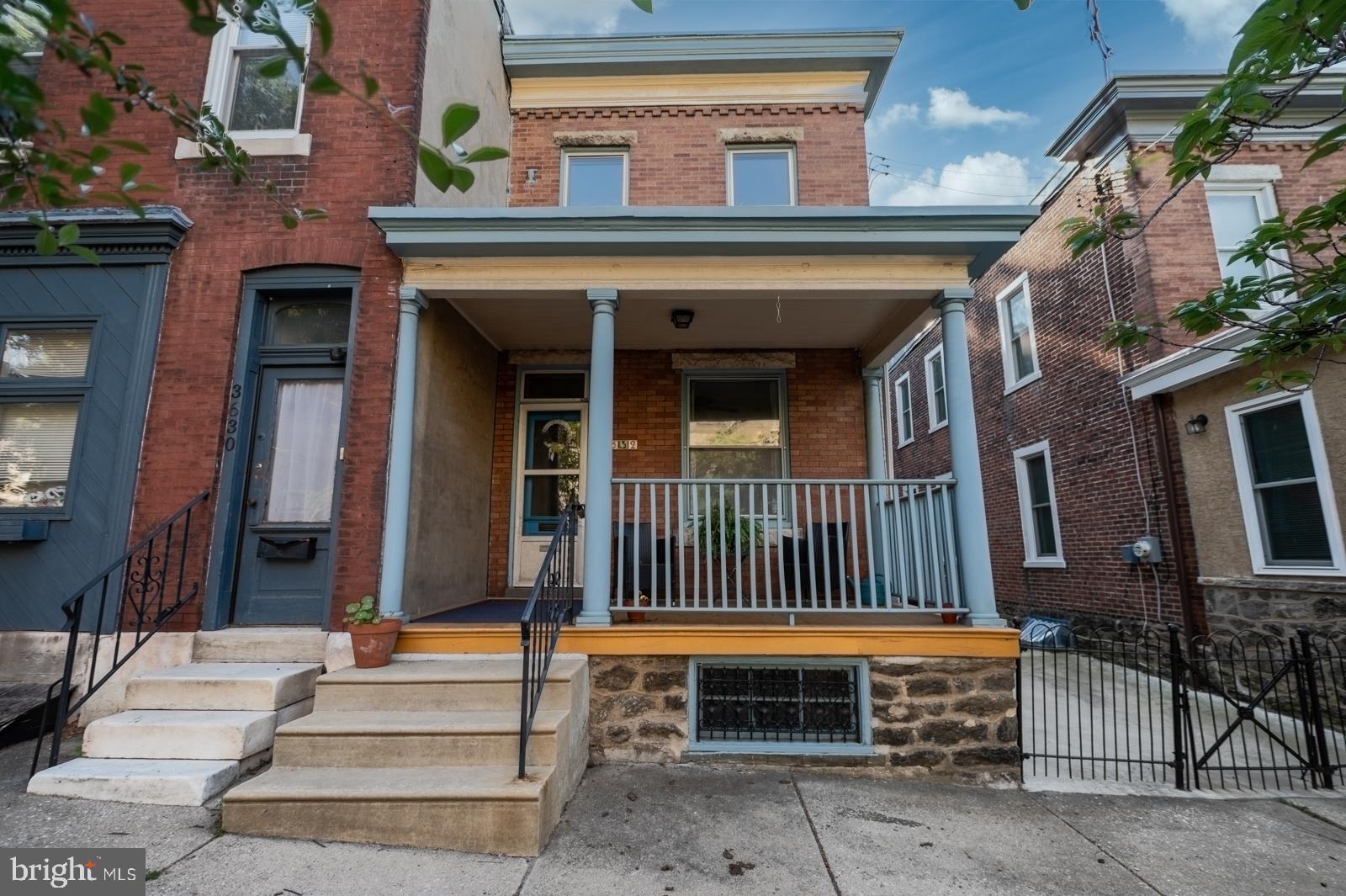 Welcome to this lovingly renovated brick twin in the heart of East Falls—just steps from the East Falls train station, local eateries, and the scenic paths along Lincoln Drive. While the location is fantastic, the true showstopper is the backyard oasis, complete with mature plantings and a tranquil koi pond. It’s a rare retreat in the city.     Originally renovated for a family member, life took a different turn—now  Midvale is ready for you to make it your own.    A charming front porch sets the tone, offering the perfect spot to relax and watch the neighborhood go by. Inside, the living room is filled with natural light and features hardwood flooring and an ornamental fireplace. The dining room provides an inviting space for gatherings, but the kitchen is sure to be your favorite place—beautifully updated with granite countertops, new cabinetry, stainless steel refrigerator, dishwasher, gas stove, and built‑in microwave.   Just off the kitchen is a convenient laundry area with a washer, gas dryer, and scrub sink.    Upstairs, you’ll find a newly renovated hall bath with fresh tile and modern fixtures. All bedrooms are nicely sized with good closet space. Additional features include cool central air for summer comfort, natural gas heat and hot water, and 100‑amp electrical service.   A one‑year AHS Essential Home Warranty will be provided at settlement for added peace of mind.