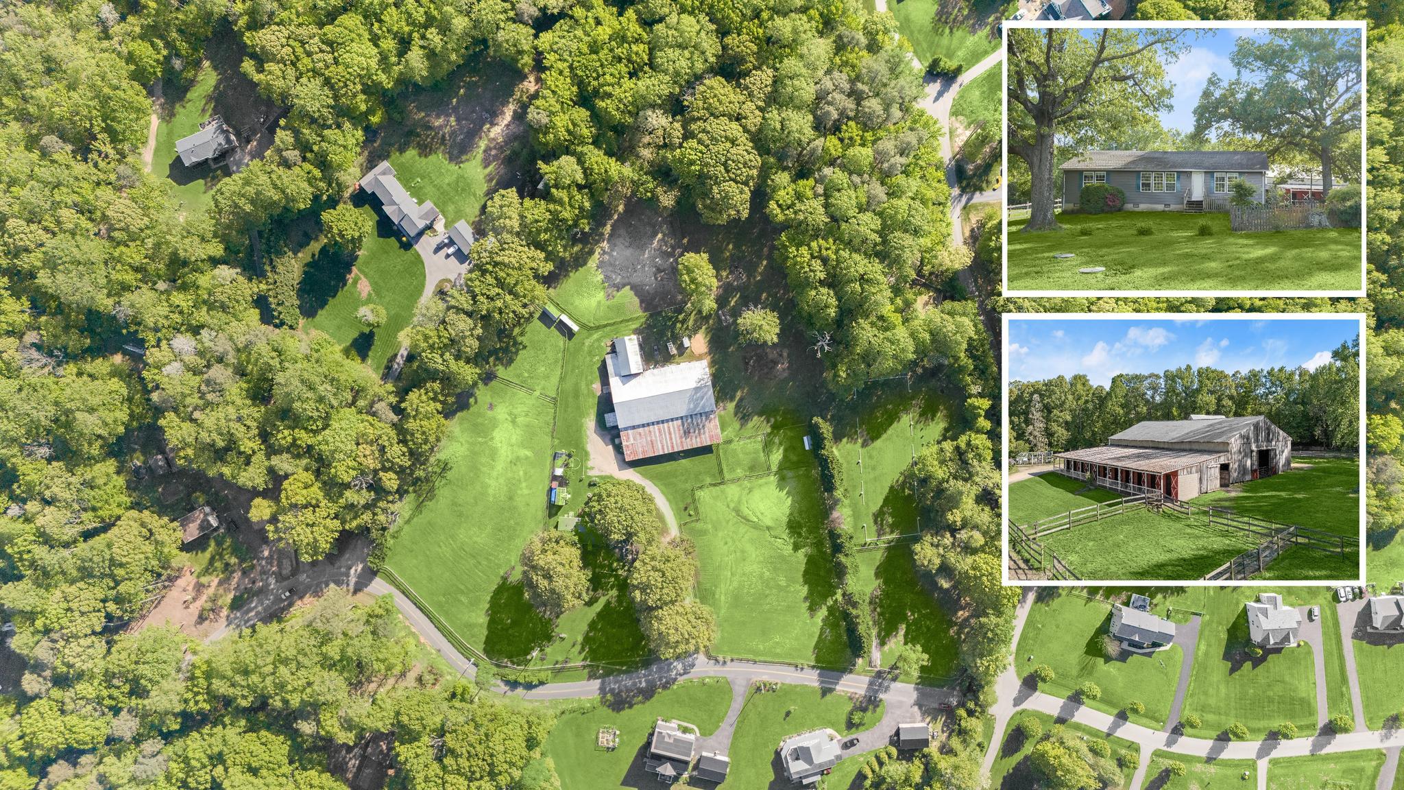 Set on 10.93 acres, this well-equipped horse farm offers a unique blend of residential comfort and fully developed equestrian facilities.  The 1,500-square-foot home welcomes you with hardwood floors and a living room filled with natural light from multiple windows. This inviting space flows seamlessly into a combined kitchen and dining area, where white cabinetry, granite countertops, and stainless steel appliances create a clean, functional setting for daily living. Just off the kitchen, a mud room and dedicated laundry room add convenience, especially for those coming in from the barn. The primary bedroom is privately situated on one end of the home and features an attached full bath, while two additional bedrooms share a well-appointed hall bath. Outdoor living is just as appealing, with a deck and pergola overlooking the property and offering expansive views of the surrounding landscape. A greenhouse and fenced backyard with a lovely koi pond complete the outdoor spaces around the home. Designed with the equestrian lifestyle in mind, the farm includes five fenced pastures and two dry lots, along with a 16-stall barn. Inside, the tack room, feed room, and newly added wash stall with hot water enhance daily care routines, while the 20x40-meter indoor arena with LED lighting allows for year-round riding. The 20x60-meter outdoor grass arena provides additional training space in a natural setting. The large workshop and generator hookup further enhance the property’s functionality. Located in Huntingtown, the property enjoys a setting that balances rural charm with accessibility. Nearby amenities include parks and outdoor recreation such as Kings Landing Park, along with opportunities for waterfront activities along the Chesapeake Bay. Grocery stores, local markets, and casual dining are just minutes away, with expanded shopping, restaurants, and entertainment options available in neighboring areas. Altogether, this versatile property combines comfortable living, comprehensive equestrian amenities, and future potential in a scenic yet convenient Huntingtown setting.