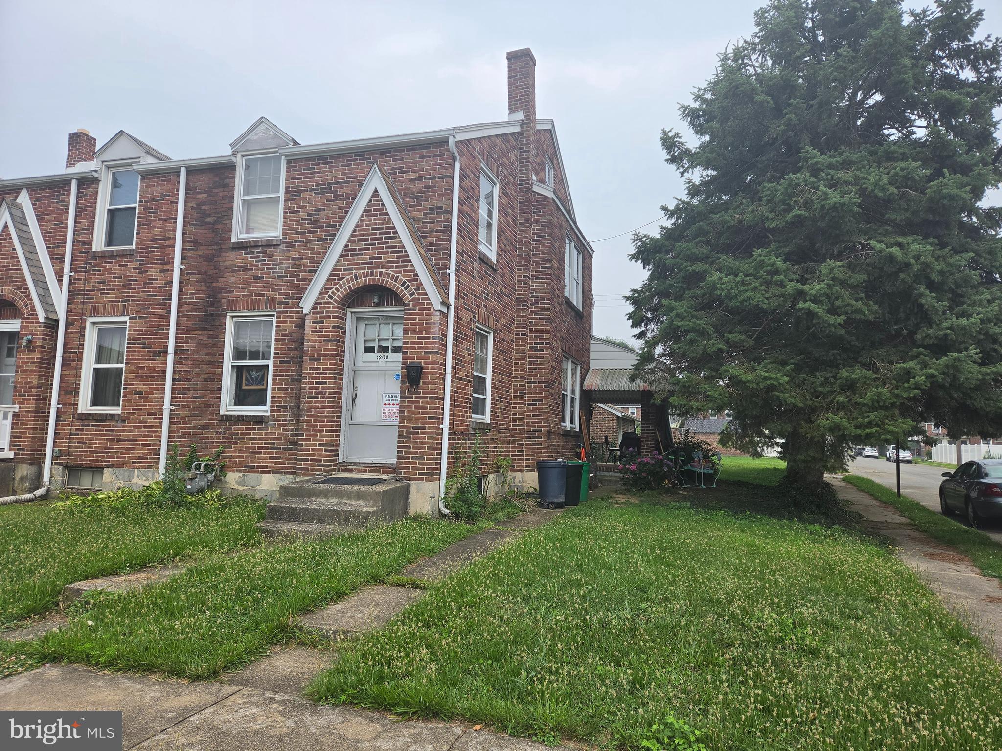 INVESTOR ALERT!! Great opportunity to purchase this 3-Bedroom brick home with tenant in place! Situated on a corner lot on the East end of York City with a detached 1 car garage w/electric garage door opener.  Covered side porch leads into the Kitchen. Nice open floor plan on the 1st Floor! Natural gas heat, Gas Hot water Heater & Central Air! Current tenant paying $1250/mo (includes sewer & trash). Current lease until 12-31-26. Tenant would like to stay, if new owner is purchasing as an investment property! Take a look today!