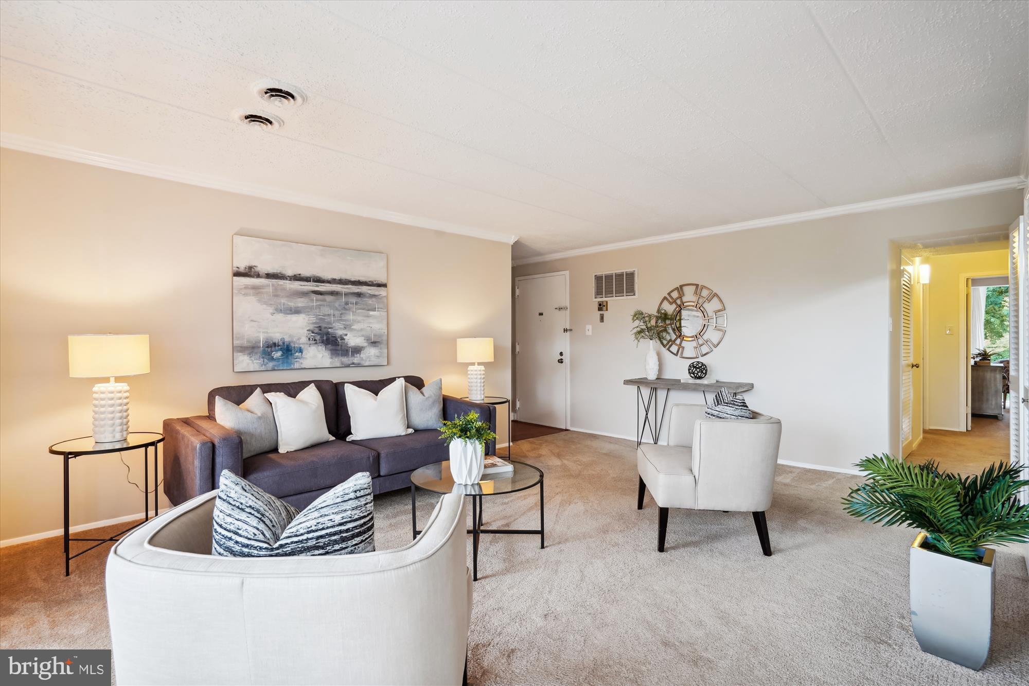 ****All Utilities Included!!  Discover the perfect blend of convenience and comfort in this beautiful 2-bedroom, 1-bath top-floor unit offering stunning views. Ideally located just steps away from the Huntington Metro and with easy access to major routes including 295, 395, and 495, this home is a commuter's dream. Enjoy being close to everything Old Town has to offer, as well as the added convenience of nearby Fort Belvoir, the US Patent and Trademark Office, and the National Science Foundation. The unit includes one assigned parking space right out front! Community amenities abound with an outdoor pool, tennis courts, playgrounds, a fitness center, and community laundry. Recent upgrades include a freshly painted interior, cleaned carpets, an updated electrical panel (2024), additional outlets, upgraded plumbing valves, and a new garbage disposal (2023). VA approved, this property is ready for you to call home!