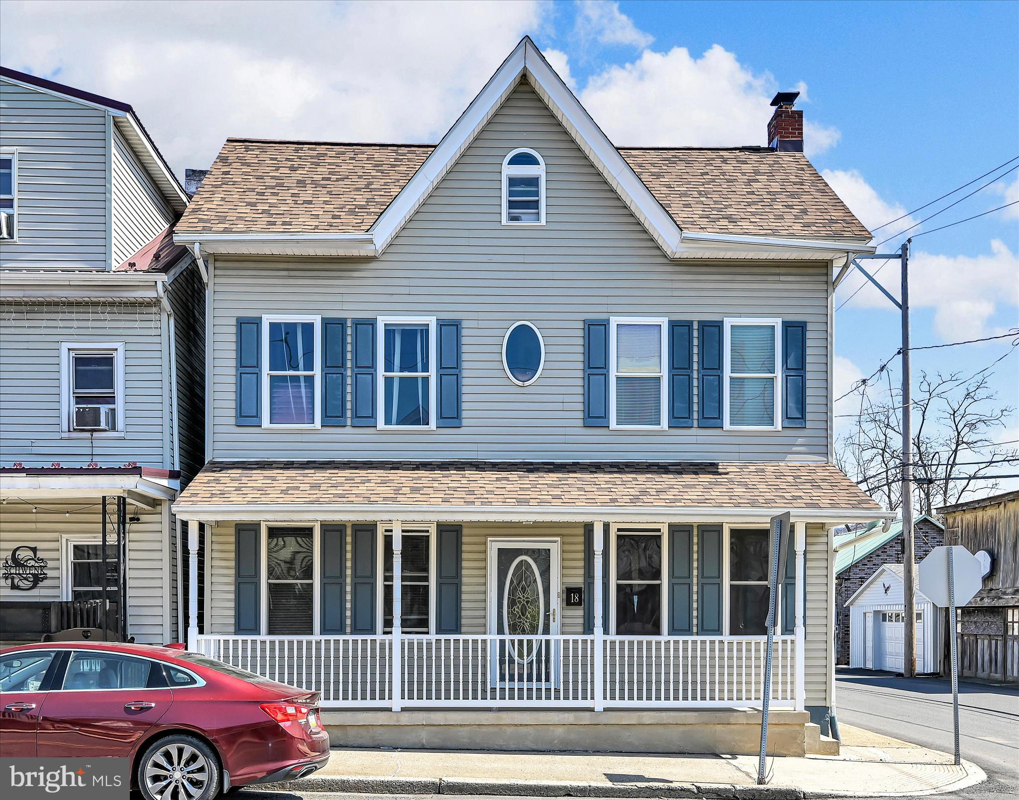 Move right into this beautifully updated, Schuylkill Haven corner property, with 4 bedrooms and 2 1/2 baths. The modern kitchen comes fully appointed with all stainless steel appliances, breakfast bar, and beautiful cabinetry. If you like to have family dinners there is plenty of room in the formal dining room. The spacious living room has beautiful laminate flooring and is just off the kitchen. The first floor also has a family room which is a great place to relax after a long day. This room could easily be a 1st floor bedroom if needed. For added convenience the 1st floor also has a 1/2 bath, a large mudroom, and laundry! The 2nd floor has 3 spacious bedrooms with wall to wall carpet and ceiling fans. The master suite has a full en suite bath, walk in closet, and its own 2nd story porch/balcony. The 3rd floor is completely finished and has a full bath as well.  As an added bonus this home has a spare room, with separate exterior access, at the rear of the home which is great for extra storage or maybe a man cave.  Easy parking with  2 covered spots under the new carport(2025) for off street parking.  You'll have piece of mind knowing this home has a newer roof (2022) and new mini split system(2023) for efficient cooling and heat, and also a waterproofed basement with a warranty for the drain system. This home is just a short walk to beautiful Bubeck Park and Stoyers Dam! Call today for a private showing and make this house your home!