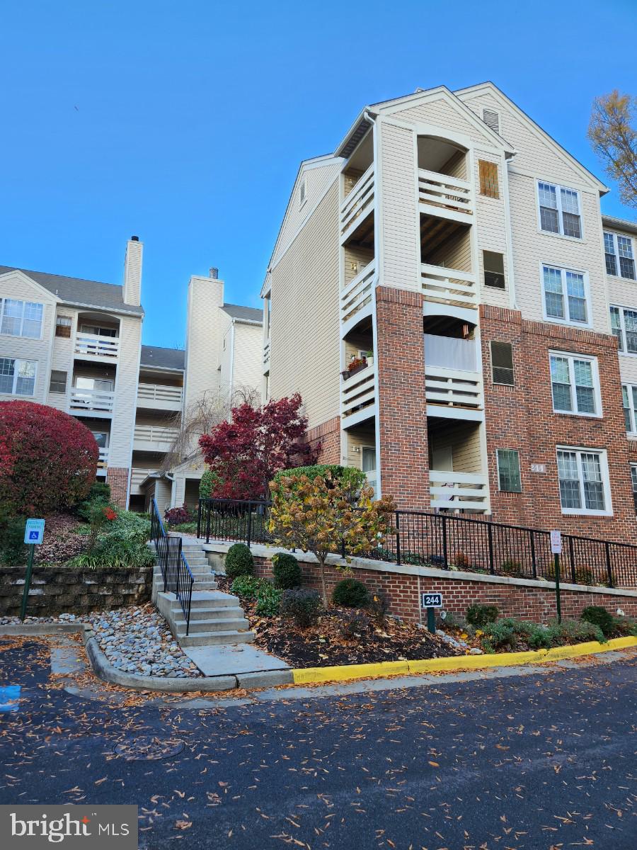 Location! Location! Location! Luxury 2BR/2BA unit in a garden-style complex with off-street parking and a pool in a quiet complex. Convenient access to major routes,  I-395, INOVA, Shirlington, Old Town, the Van Dorn Metro, and the Pentagon. The spacious living area has a large kitchen, front-loading washer and dryer with additional storage, space for a dining room table, and a wood-burning fireplace in the living room that opens to a balcony. Installed beautiful crown molding. The spacious living and dining areas provide ample room for lounging and dining. The kitchen has granite countertops with plenty of counter space to prep. There are 2 large bedrooms with the primary bedroom having an in-suite bathroom and 2 large closets. The 2nd bedroom has a large closet with a bathroom across the hall including a 2nd shower/tub combo. Low condo fees include a pool. The windows were replaced 5 years ago and 3 years old HVAC and inspected in November 2023. Quiet community with well-maintained landscaping. This building is pet-friendly.