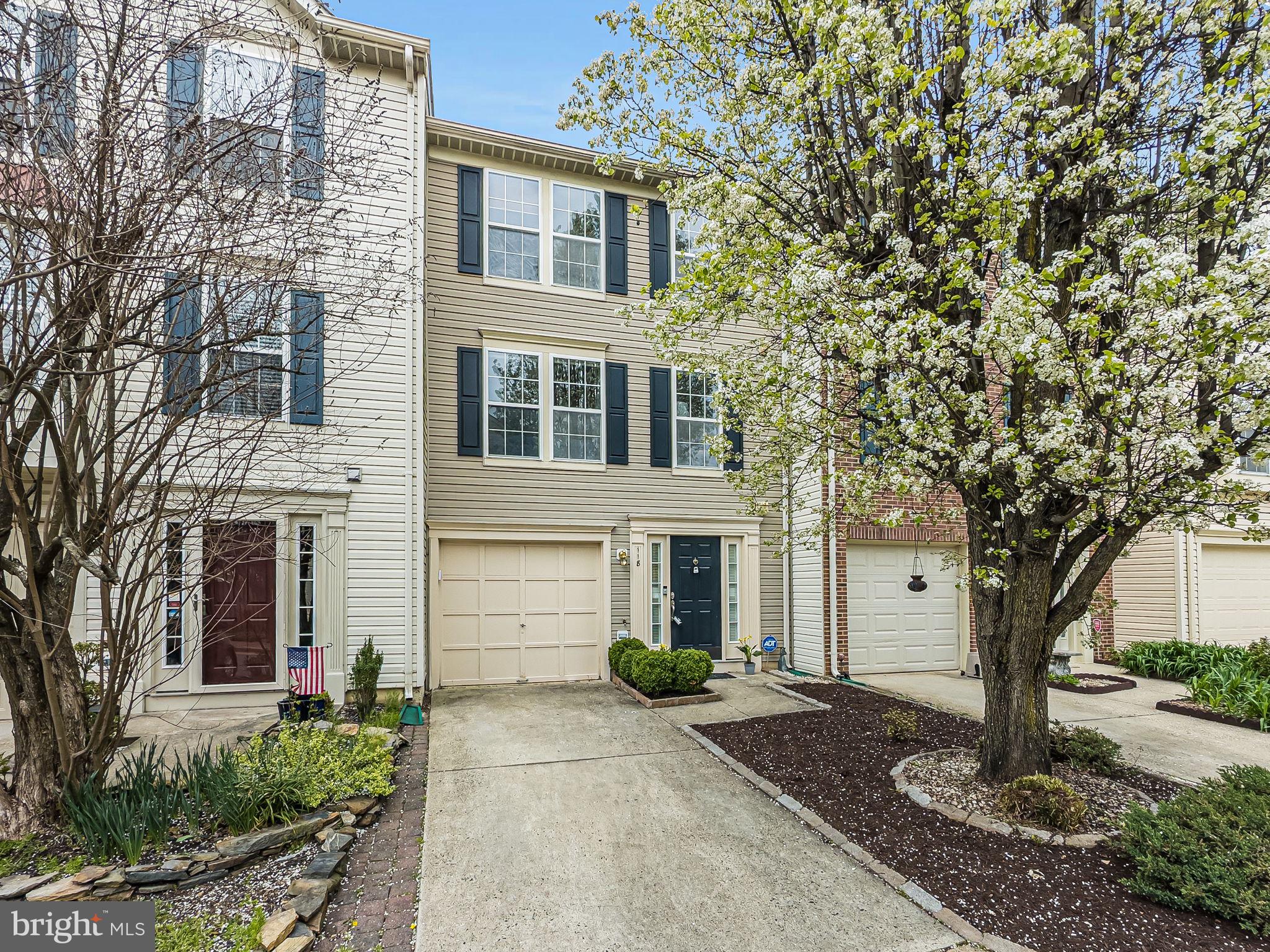 Welcome to your charming new home in the desirable Duke Square HOA! This beautifully maintained Colonial townhouse, built in 1996 and thoughtfully renovated in 2016, offers a warm and inviting atmosphere perfect for modern living. With 1,752 sq. ft. of finished space, this residence features three spacious bedrooms and four well-appointed bathrooms (renovated 2019), including a luxurious primary bath. Step inside to discover gleaming hardwood floors on the main level and marble floors in the basement. The heart of the home is the upgraded kitchen, complete with stainless steel appliances, including a double oven with a steamer, perfect for culinary enthusiasts. Enjoy meals in the dining area or at the kitchen table space, creating lasting memories with loved ones. The fully finished basement provides additional living space with walkout access, ideal for entertaining or relaxation. A charming fireplace adds warmth to the living area, making it a perfect retreat. With an attached garage and paved driveway, convenience is at your fingertips. Don’t miss this opportunity to own a piece of comfort in a vibrant community!