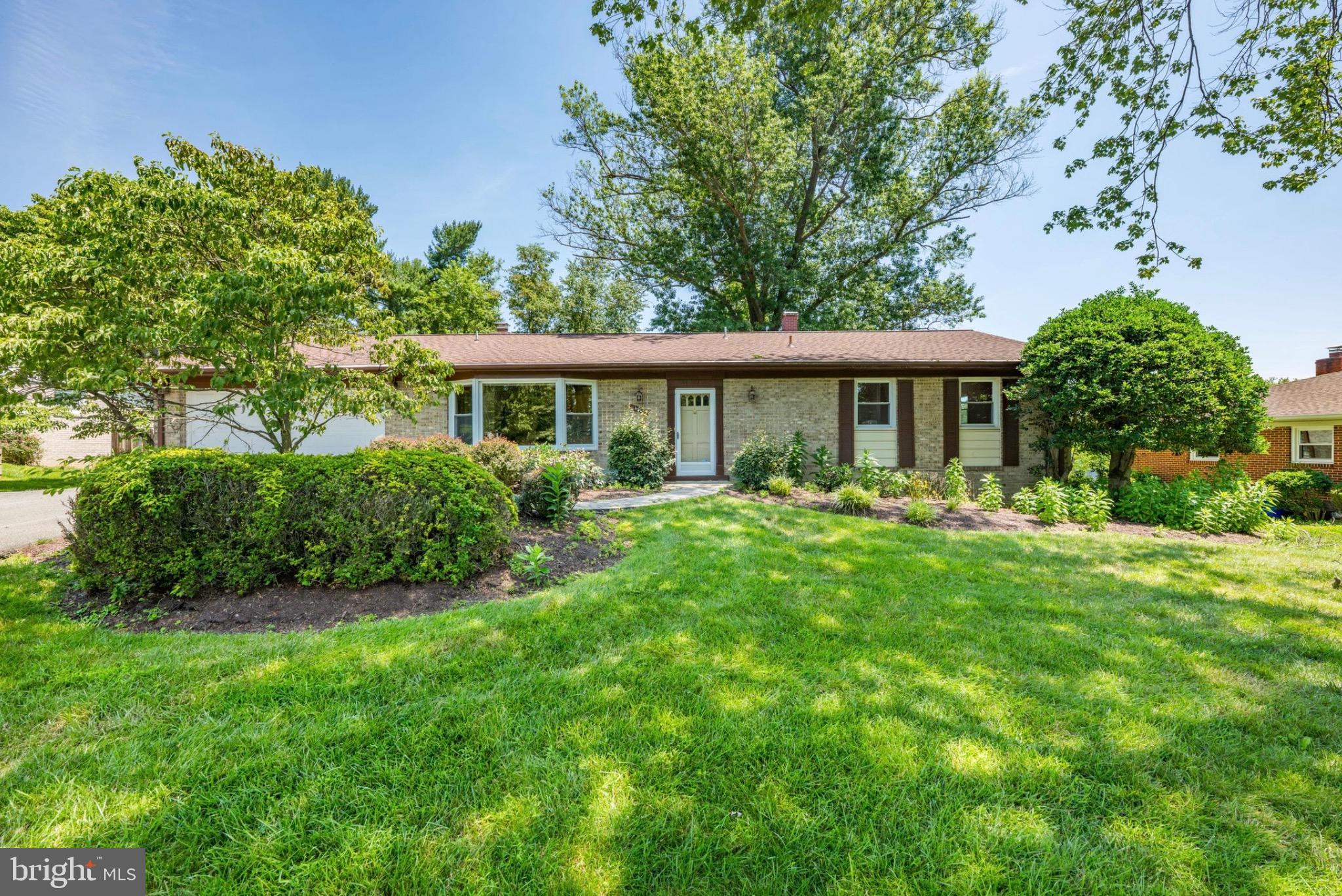 Five bedrooms and three full baths on a third of an acre in the pristine subdivision of Stonegate.  Solid brick construction with a two car garage featuring abundant light and spacious room proportions on a gently rolling lot.  Wood floors, central air-conditioning and a daylight, walk out lower level.