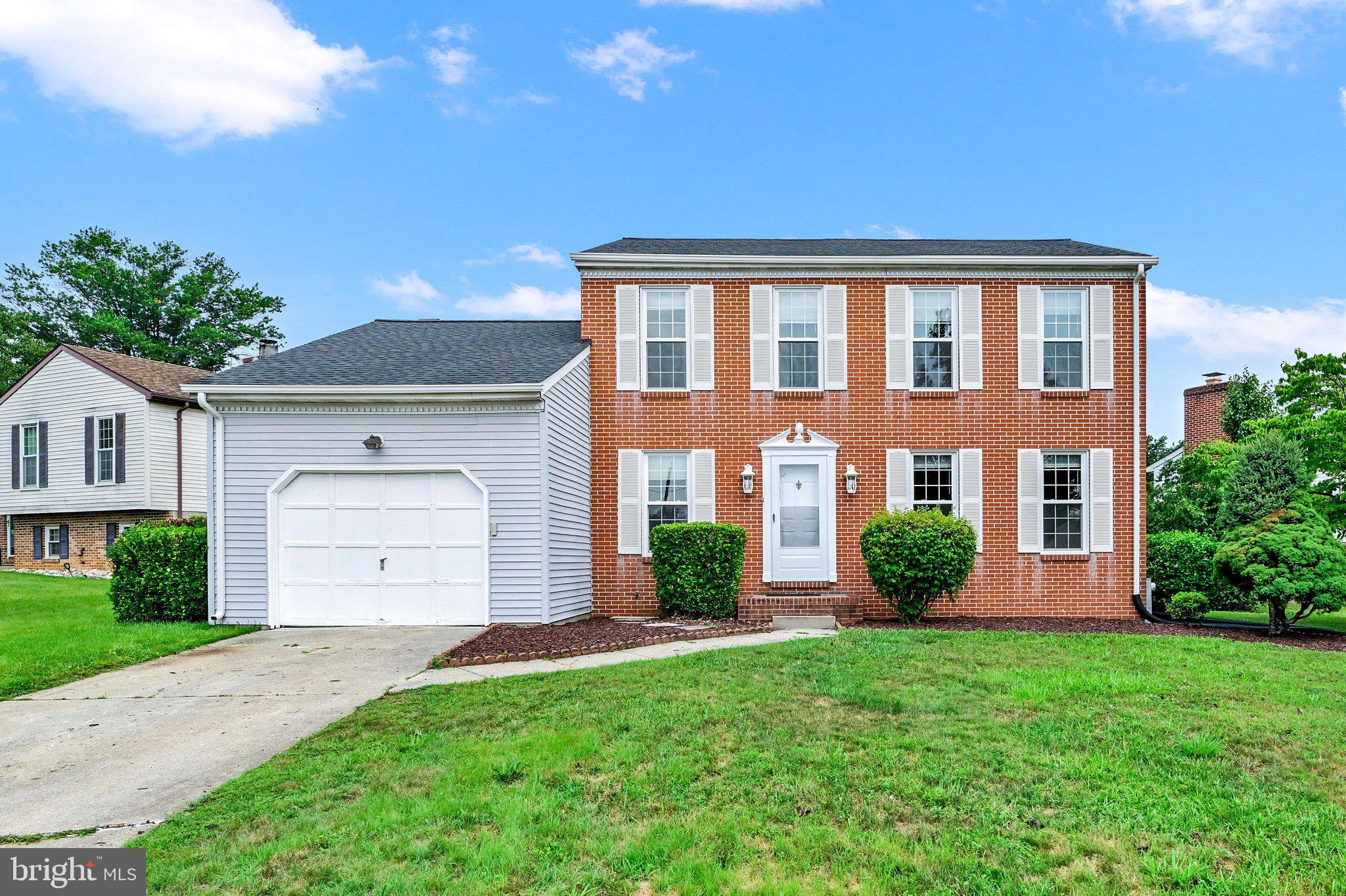 Welcome home to this picturesque Colonial, ideally situated on a corner lot in the sought-after Daybreak Estates neighborhood of Rosedale. Offering 3 bedrooms, 2 full bathrooms, main-level half bath and laundry, this home combines comfortable living with plenty of space to entertain. The spacious eat-in kitchen flows seamlessly into the inviting family room and provides direct access to the attached garage. Step outside from the family room onto the rear deck, where you'll find the perfect spot for relaxing or entertaining, complete with an above-ground pool for summer fun. Upstairs, the private primary suite features its own attached full bath, while two additional generously sized bedrooms share a well-appointed hall bathroom. The lower level boasts high ceilings, a walk-out door to the backyard, and a freshly painted floor, offering a clean, versatile space that's ready to be transformed into the finished basement you've always envisioned. Conveniently located just minutes from shopping, restaurants, and major commuter routes including I-695 and I-95, this home offers the perfect blend of neighborhood charm and everyday convenience. Don't miss your opportunity to make this Daybreak Estates gem your own!