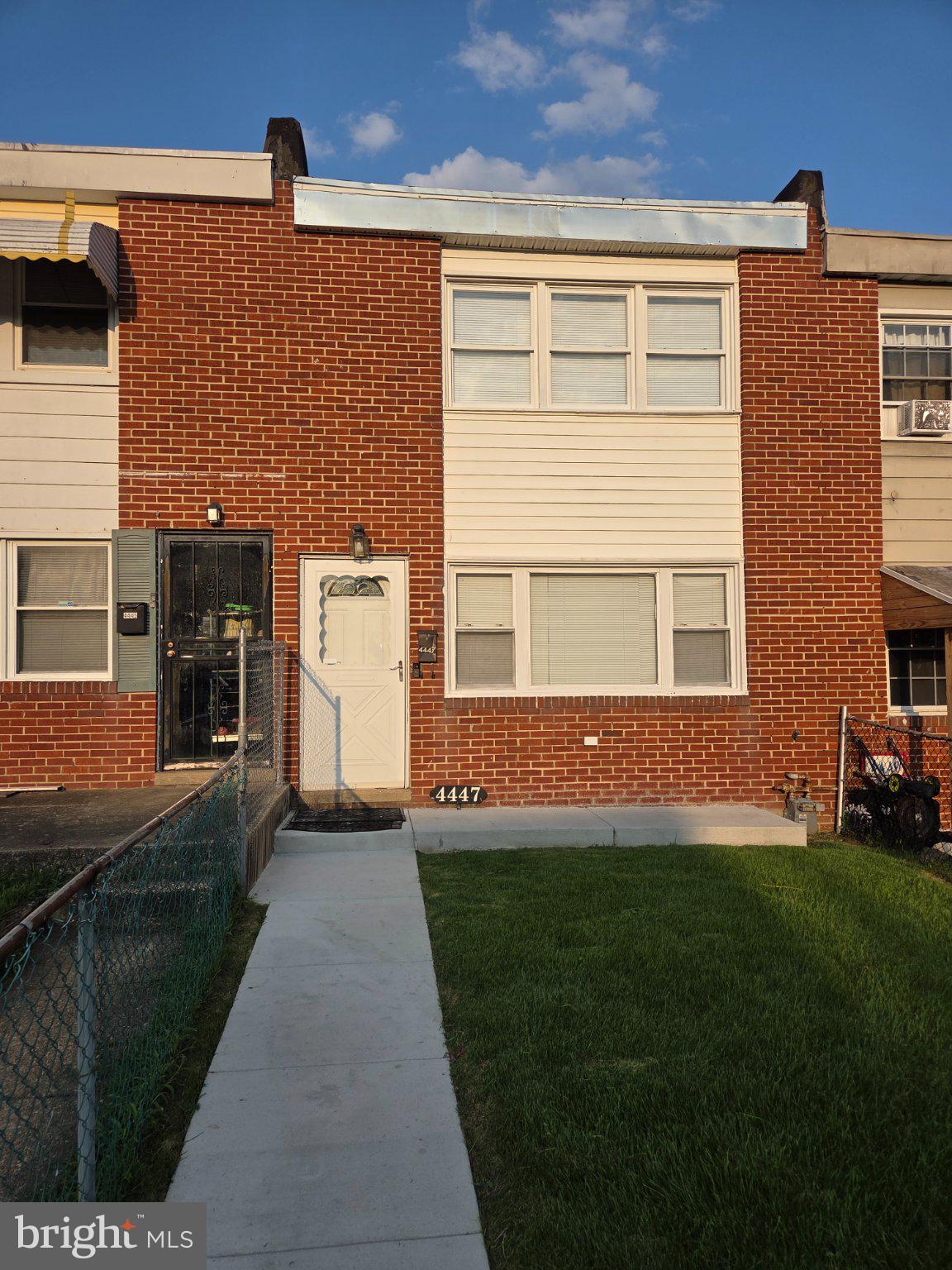 Discover the charm of this beautifully maintained Colonial-style townhouse in the desirable Friendship Gardens community. This move-in-ready home offers numerous recent updates, including a newly installed HVAC system, an updated roof, new fence, fresh interior paint, newly paved front entry, updated sidewalk, new front and rear concrete pads, and off-street parking for two vehicles at the rear.
Offering 1,024 square feet of thoughtfully designed living space, the home features three spacious bedrooms and a full bathroom with a tub/shower combination. The bright kitchen and dining area showcase upgraded countertops and stainless steel appliances, creating a welcoming space for everyday living and entertaining.
Comfortable and inviting throughout, the home includes ceiling fans, carpeting in the bedrooms, and beautiful hardwood flooring in the living room, dining area, and kitchen. Step outside to a low-maintenance rear yard, ideal for gardening, relaxing, or hosting outdoor gatherings.
With fee simple ownership and no HOA fees, this property offers exceptional value and affordability. Conveniently located just minutes from downtown Baltimore and BWI Airport, with easy access to I-695, I-895, I-95, and MD-295, commuting and travel are effortless.
Don't miss this wonderful opportunity to own a well-maintained home in a convenient location—schedule your showing today!