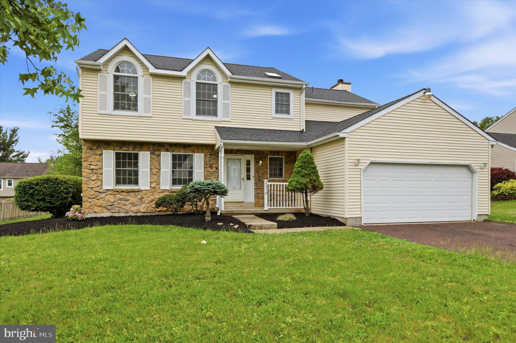 Discover the charm of this beautifully maintained Colonial-style home, nestled in a serene setting and offering a perfect blend of comfort and functionality. Built in 1990, this detached residence boasts 2,519 square feet of living space, ideal for relaxation and entertainment. Step inside to find an inviting atmosphere, highlighted by a cozy fireplace that serves as the focal point of the living area. In addition to a well maintained kitchen and dining room, the first floor includes a half-bathroom and additional living space. The spacious upstairs layout includes four bedrooms and two full bathrooms with upper floor laundry which adds convenience to your daily routine. Outside, the property offers an attached front-entry garage with space for two vehicles, along with additional off-street parking. Enjoy the benefits of a full basement, ready for your customization. Located in a peaceful neighborhood, this home is just a short drive from local amenities, shopping, and dining options. With no HOA fees, you have the freedom to personalize your property without restrictions. Don't miss the opportunity to make this delightful home your own!