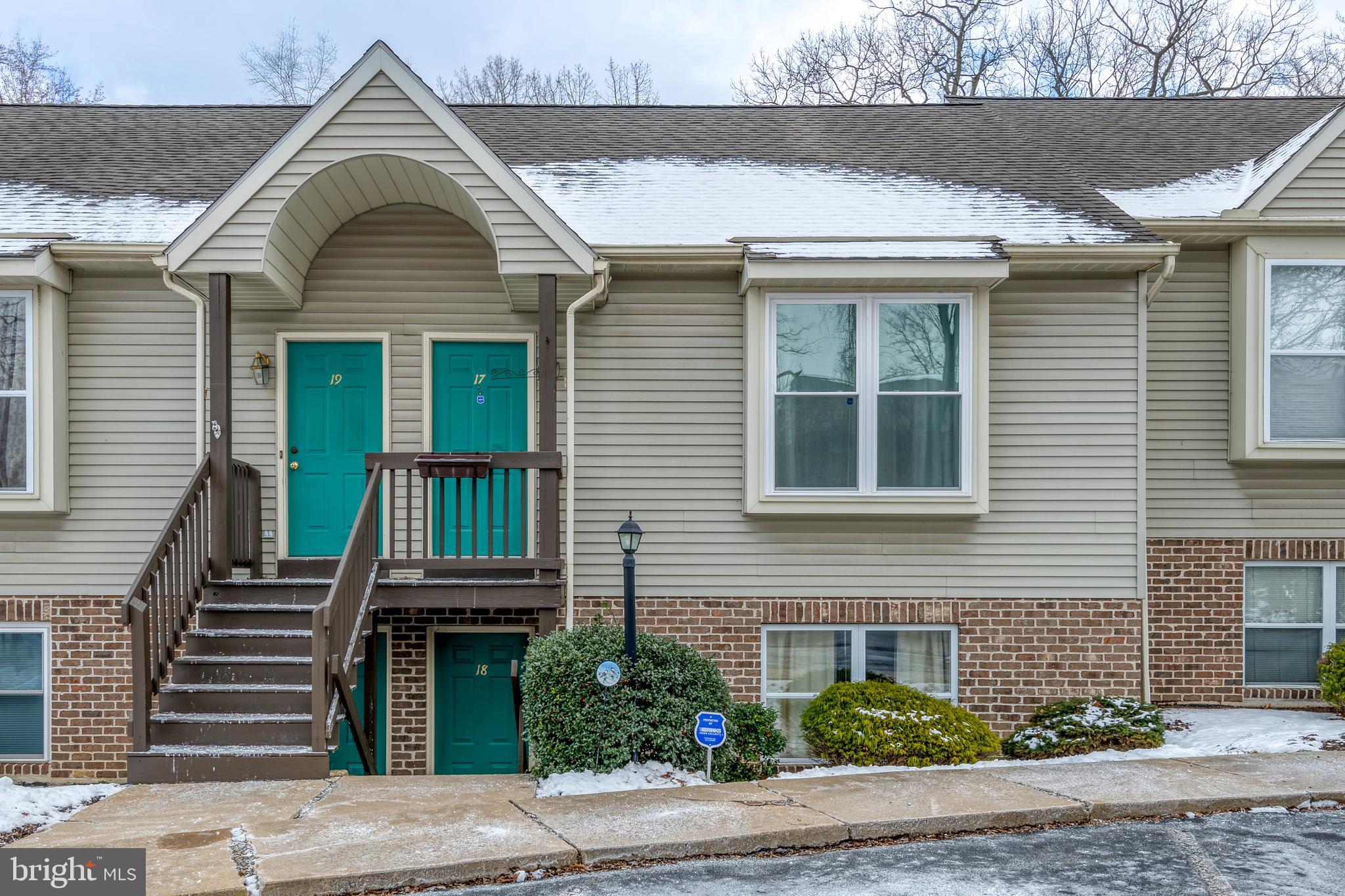 Very Clean  and maintained Home is back on the market.  Walking into this Condo features a cathedral ceiling providing space to the living room.   Main floor features a bedroom and a full bathroom.  The eat-in kitchen has cook top stove, new faucets and new stainless appliances which will convey.  A sliding door to the deck overlooks the town of Ephrata.  New Water softener system added in 2023.   HVAC system and A/C had an updated maintenance service March 2025.  In the spring time the trees add a beautiful wooded view.  Spacious bedroom, a full bath and laundry in the loft area.  5 new windows added in 2022.   This property is conveniently located for walking distances to many shopping areas, such as Glenwood Foods, pharmacies, hospital, banks, and access to major roads.    This location is a  perfect space for someone who is looking for low maintenance living and likes to use the rails and trials or walk downtown Ephrata. Call for a private showing today!